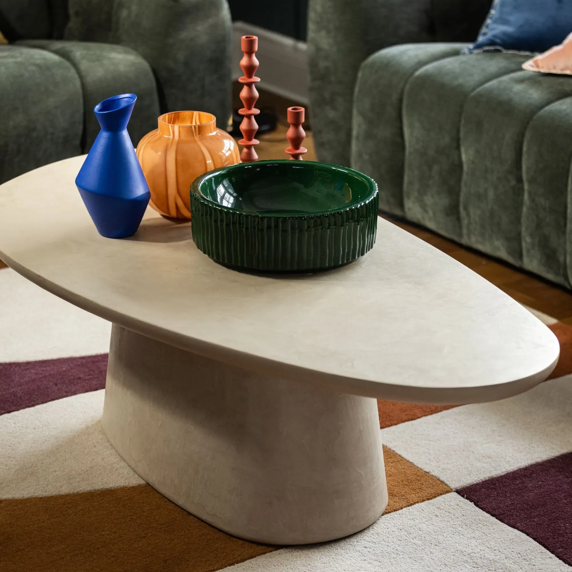 Capella Round Coffee Table - Neutral, Pine