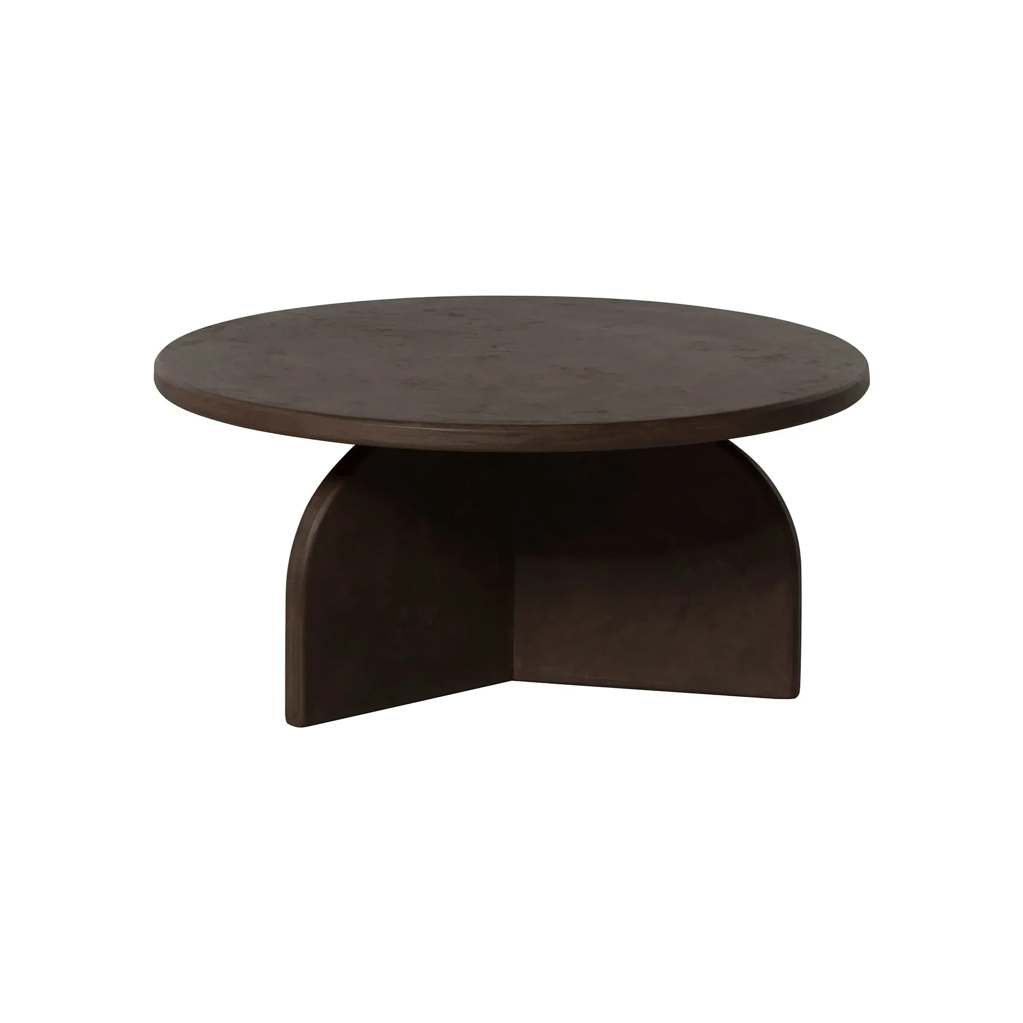 Capella Round Coffee Table Set of 2 - Brown, Pine