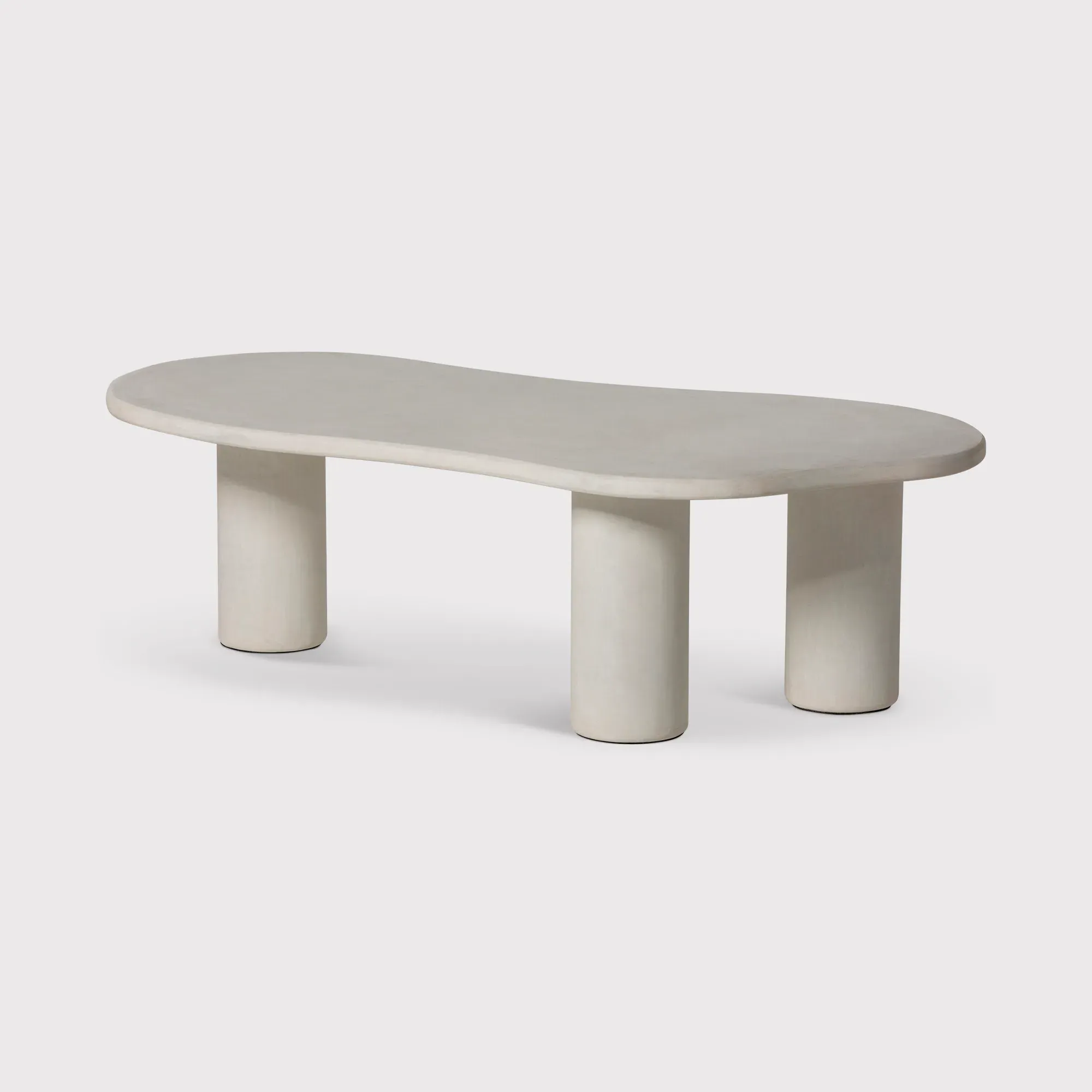 Capella Round Coffee Table - White, Pine image