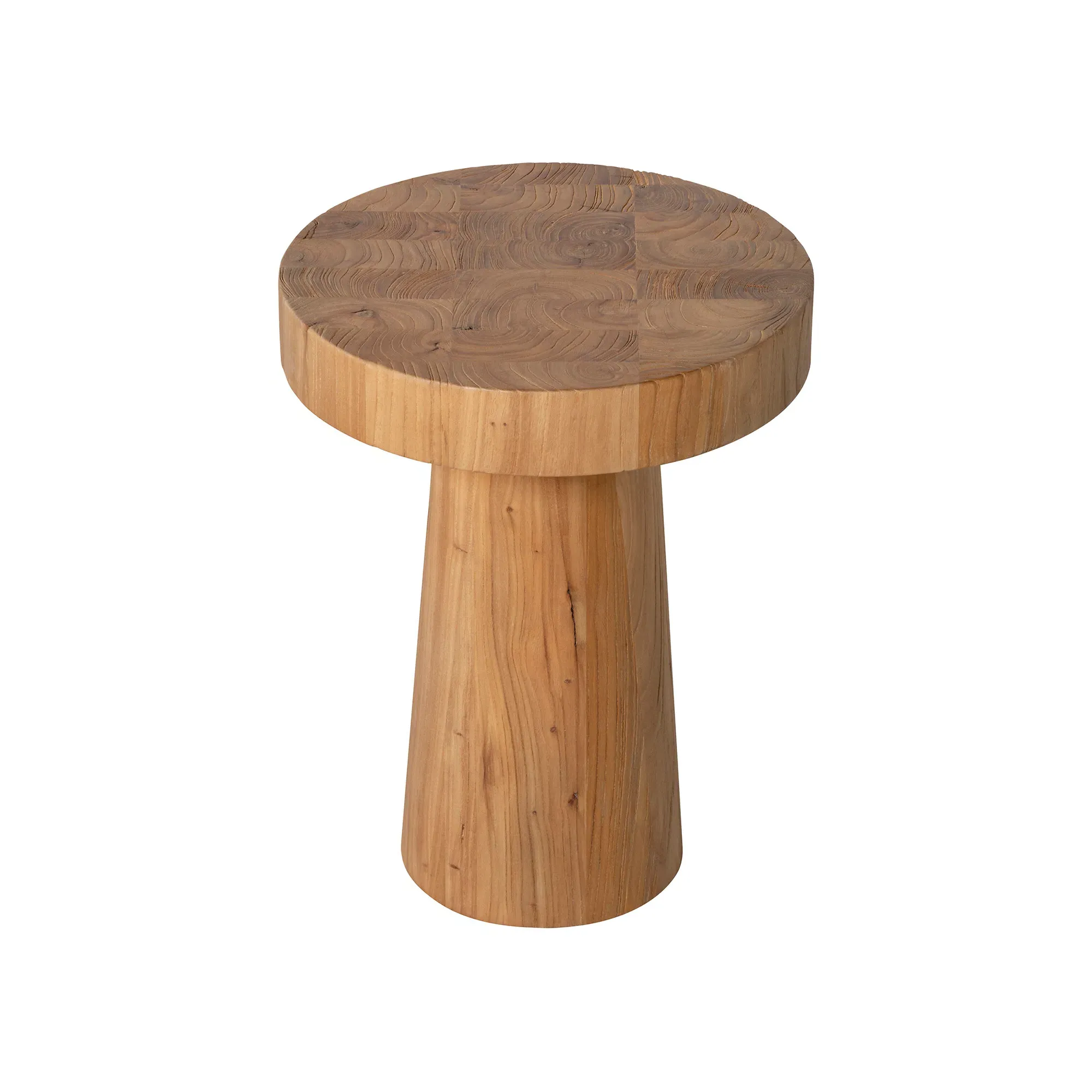 Carver Round Coffee Table - Sandcastle Elm