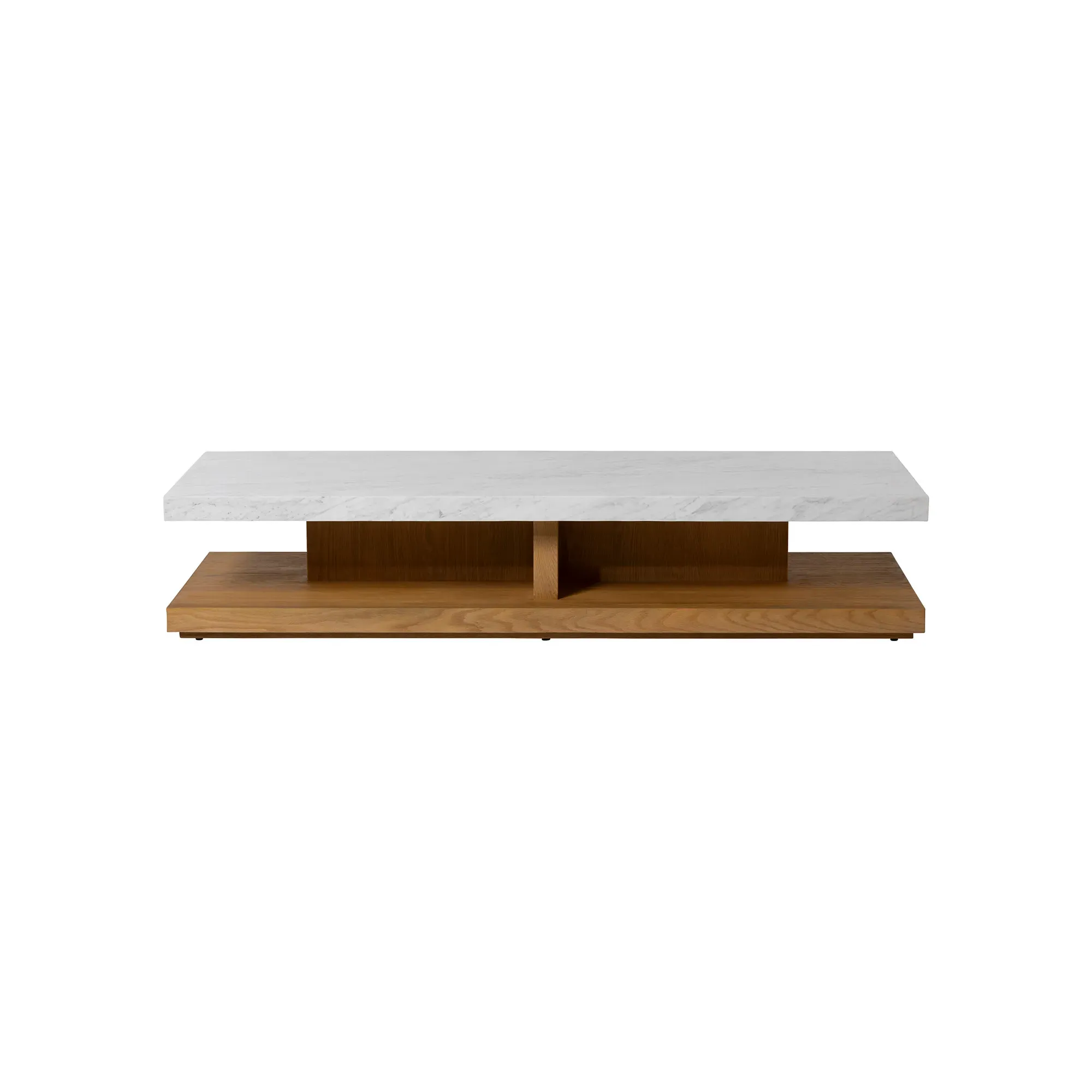 Casper Coffee Table - White, Marble