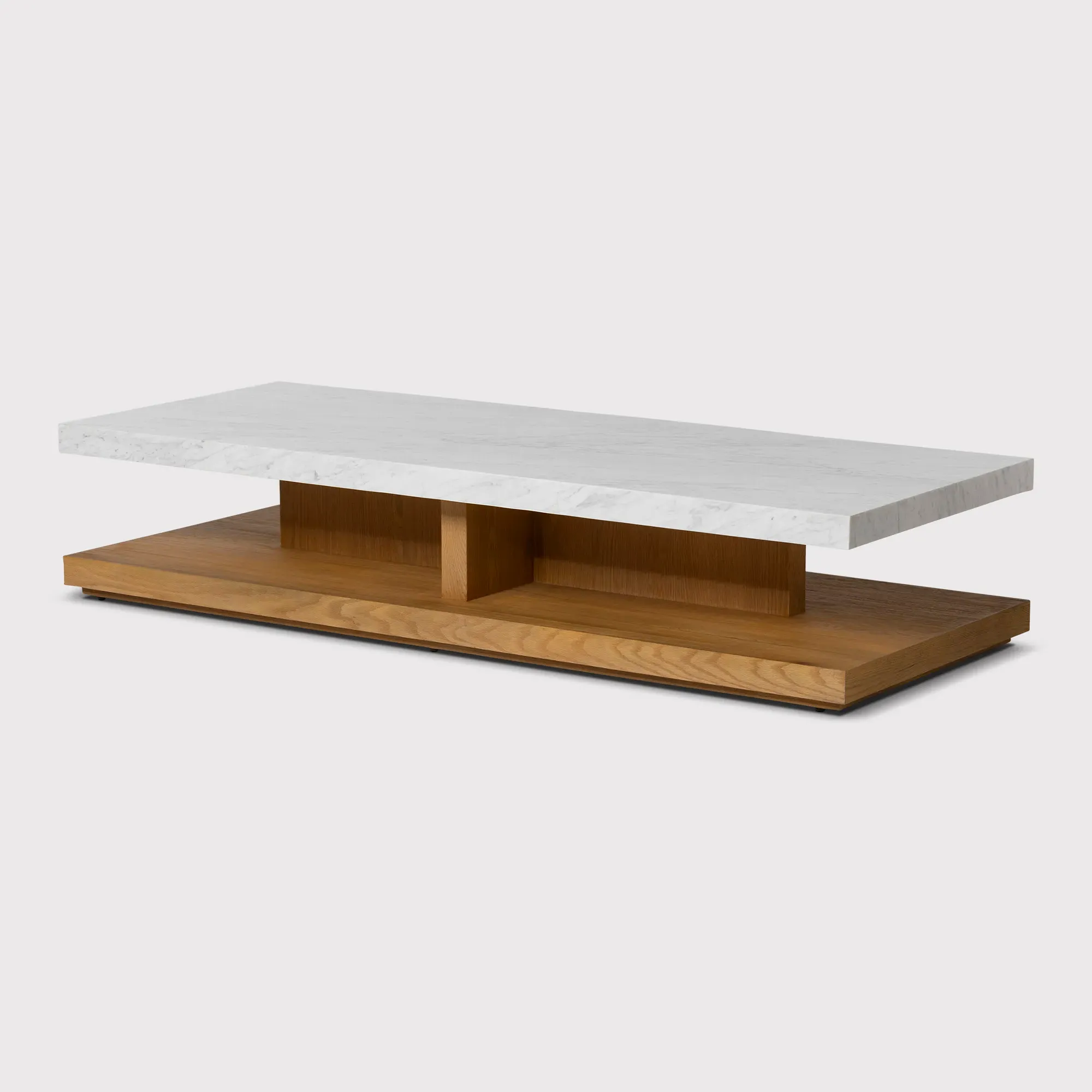 Casper Coffee Table - White, Marble
