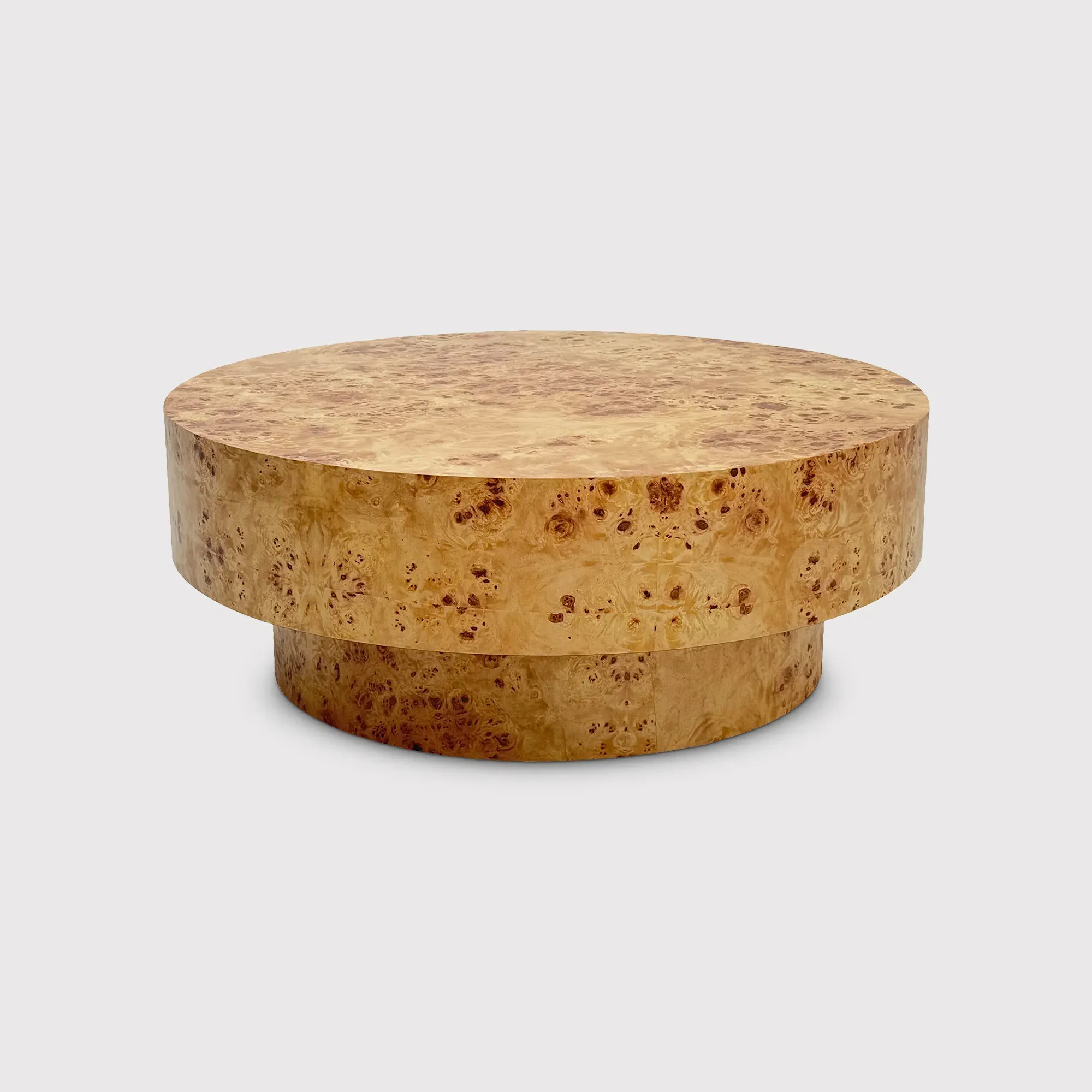 Castile Round Coffee Table - Neutral, Wood