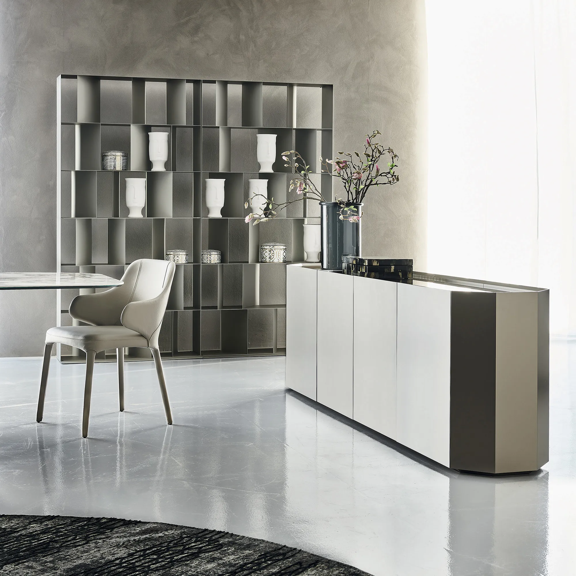 Cattelan Italia Chelsea 4 Door Sideboard - Bronze