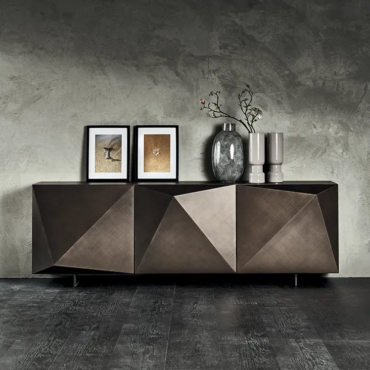 Cattelan Italia Kayak 3 Door Sideboard - Bronze