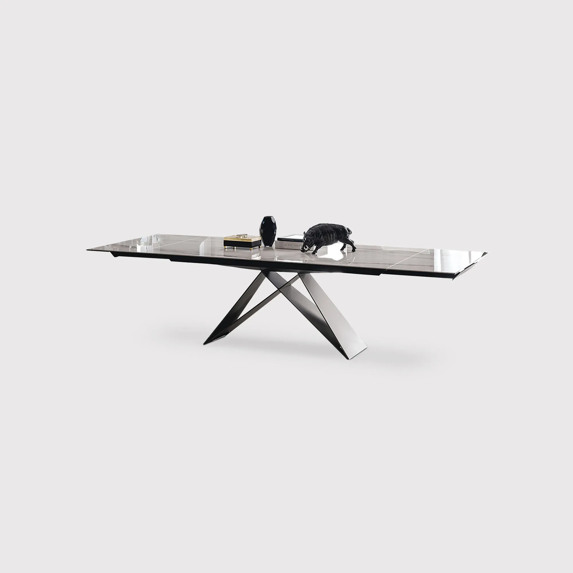 Cattelan Italia Premier Keramik Drive Extending Table - Grey image
