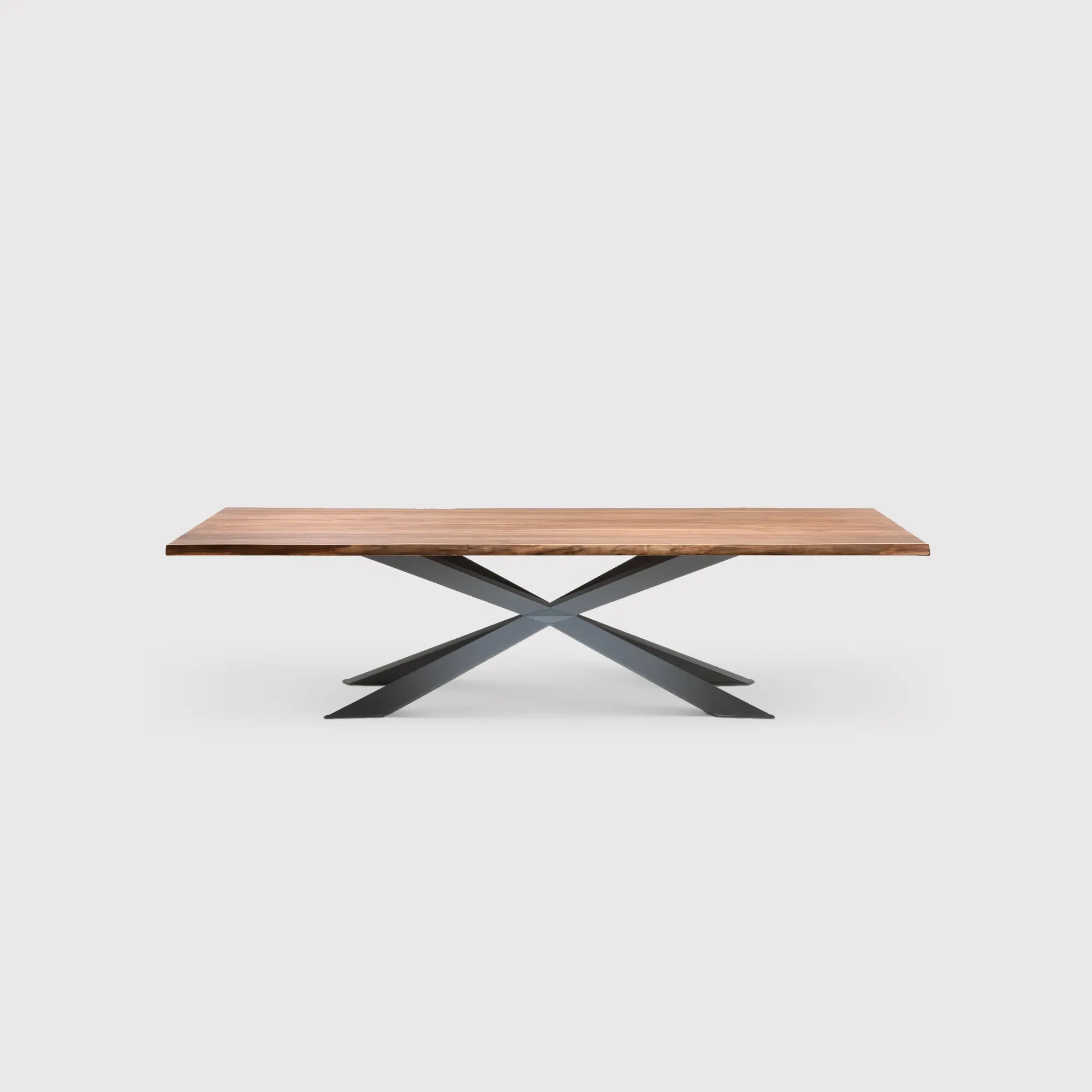 Cattelan Italia Spyder Wood Dining Table - Grey, Walnut