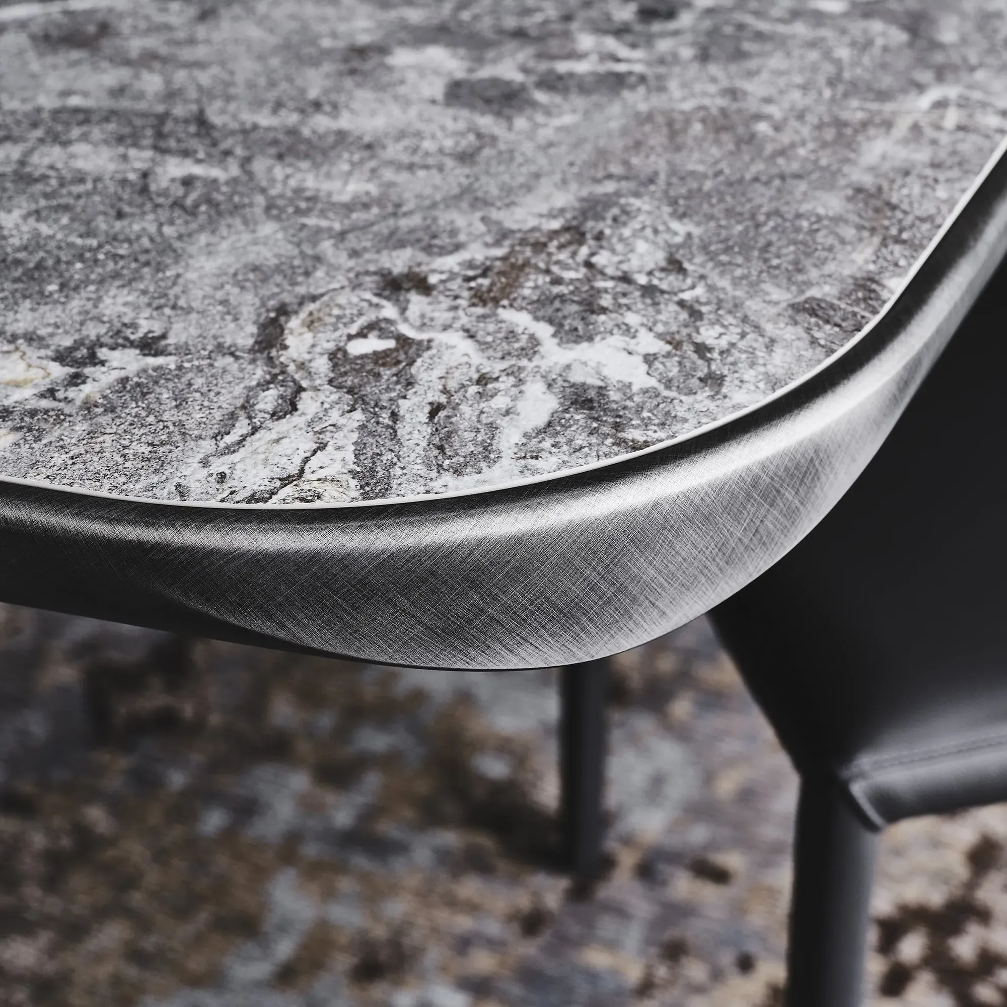 Cattelan Italia Stratos Keramik Dining Table - Grey, Ceramic