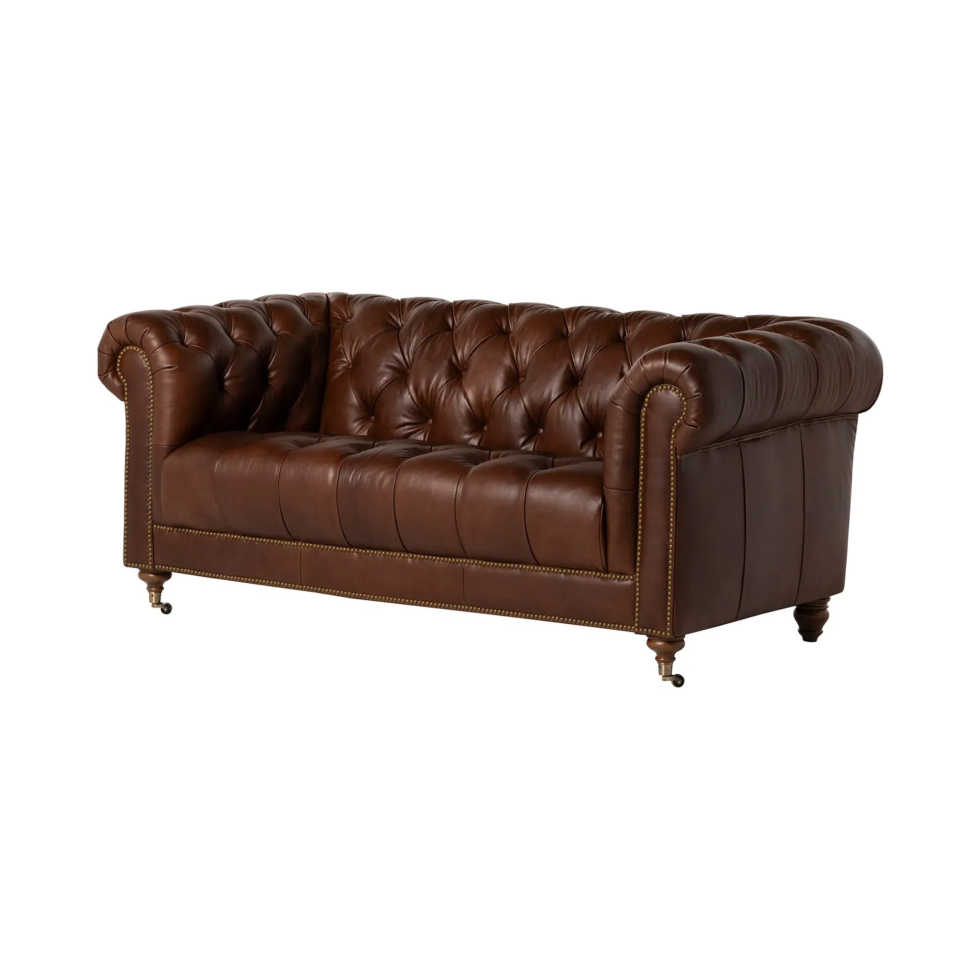 Caversham 2-Seater Sofa - Brown, Leather