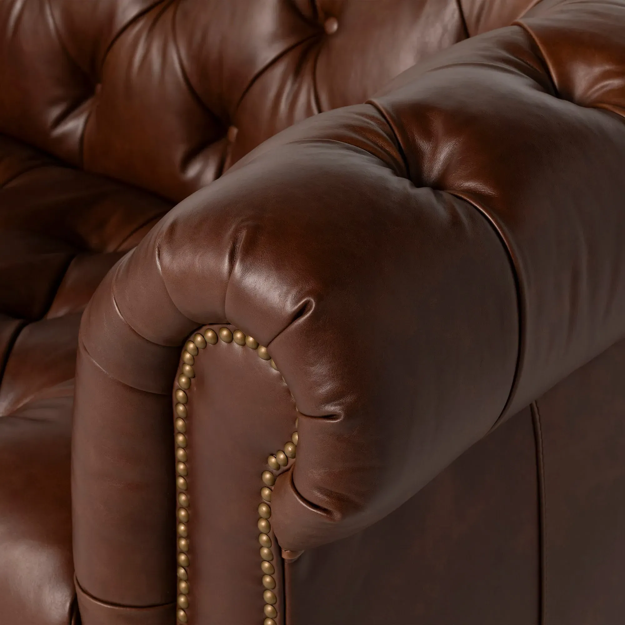 Caversham 2-Seater Sofa - Brown, Leather