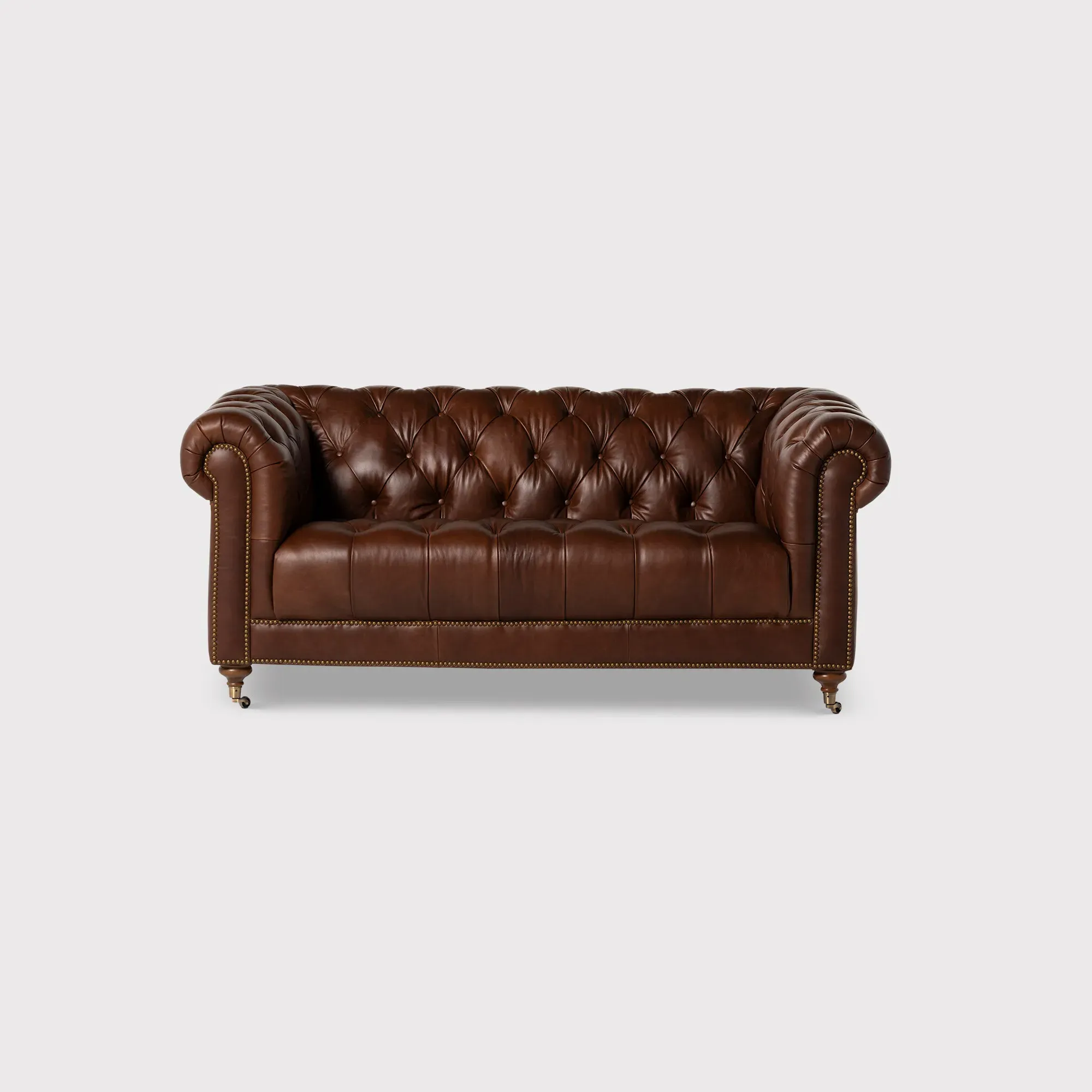Caversham 2-Seater Sofa - Brown, Leather image