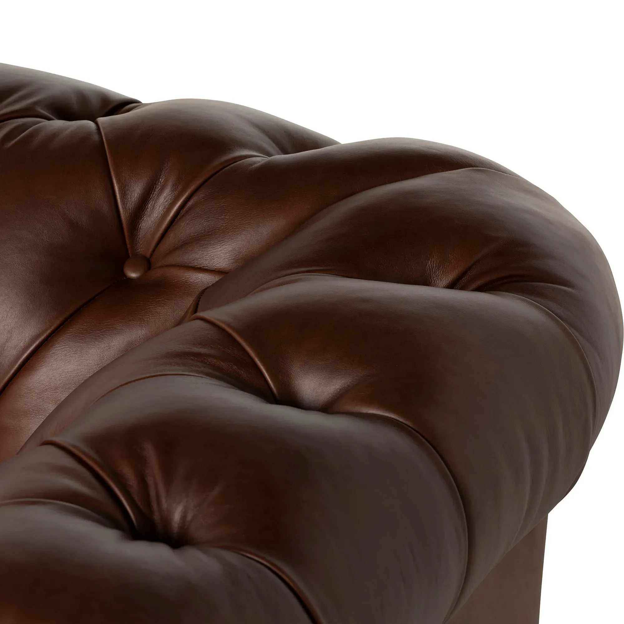 Caversham 3-Seater Sofa - Brown, Leather