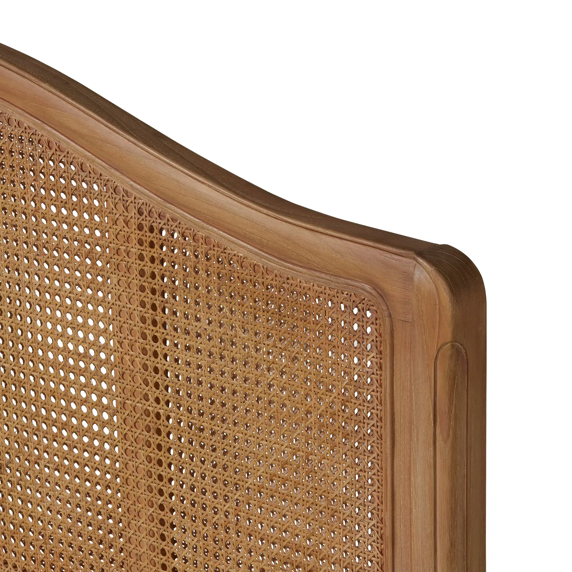 Cecile Double Bed Frame - Neutral, Mindi Wood