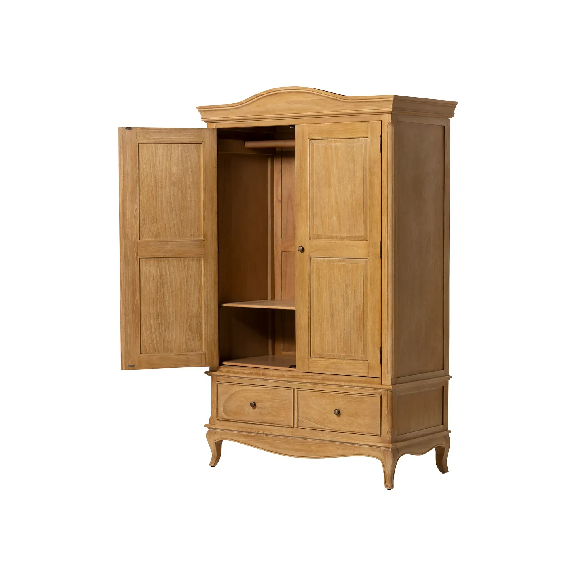 Cecile Double Wardrobe - Neutral, Mindi Wood