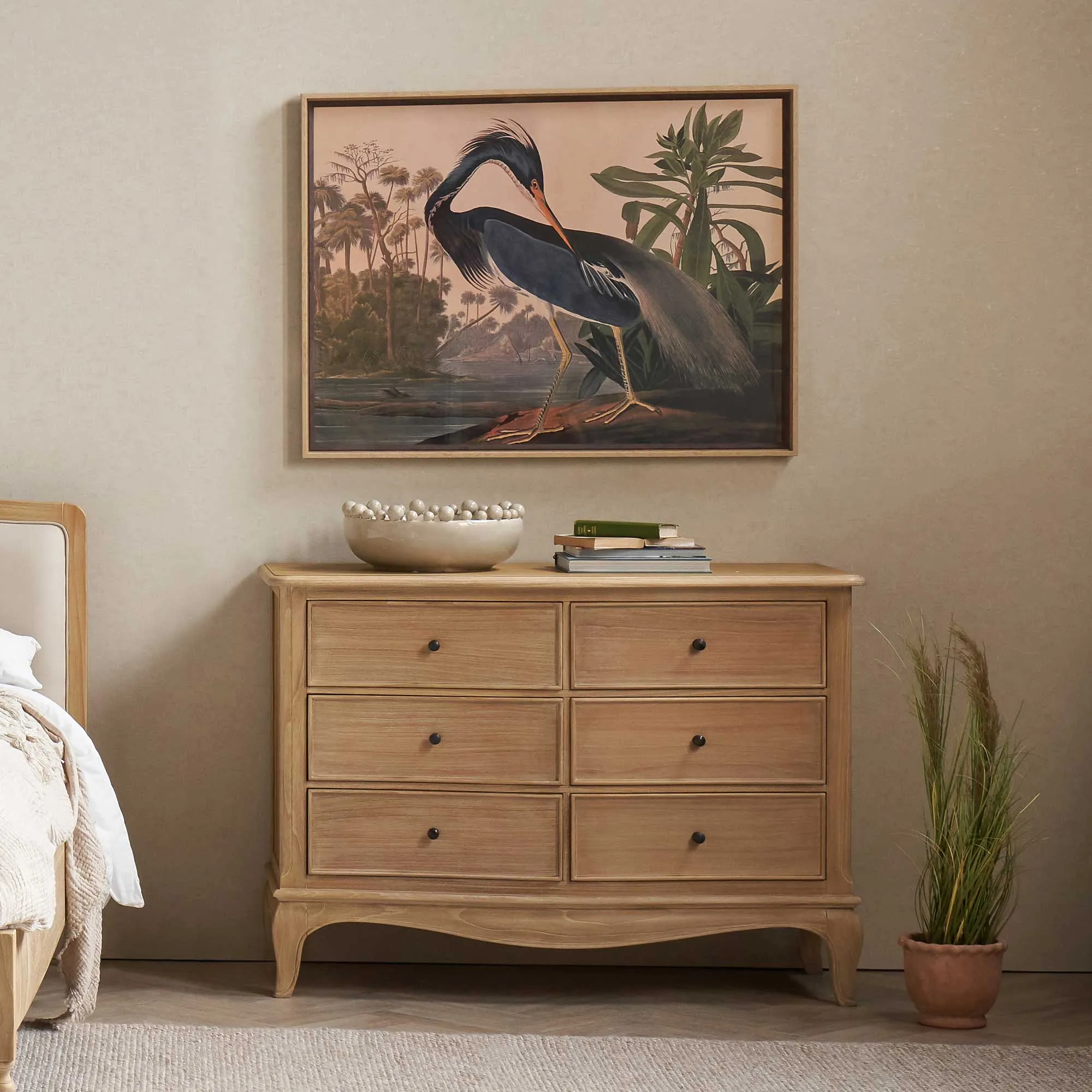 Cecile Low Wide Chest - Neutral, Mindi Wood