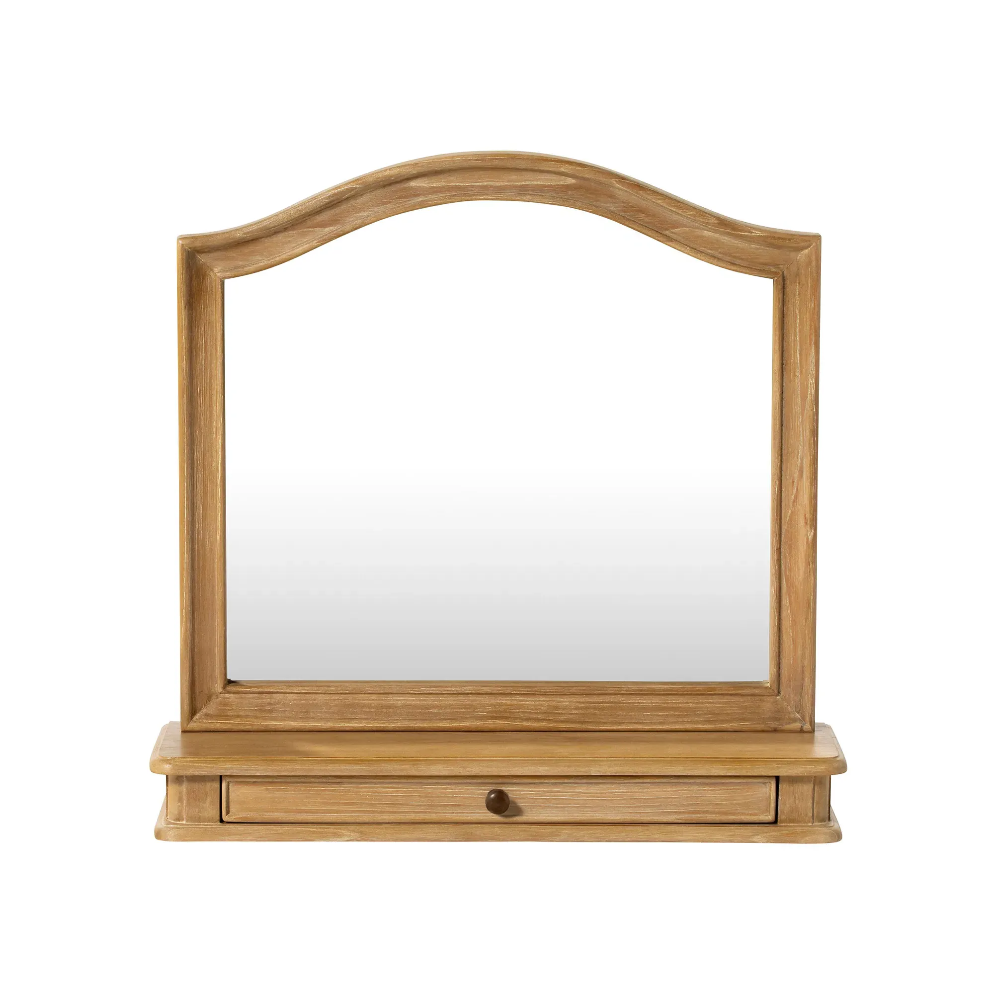 Cecile Square Gallery Mirror - Neutral, Mindi Wood