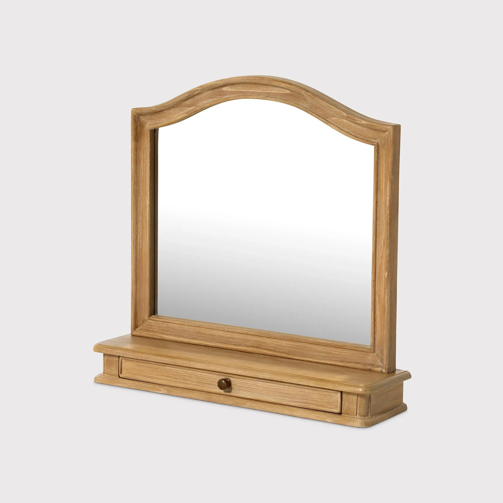 Cecile Square Gallery Mirror - Neutral, Mindi Wood image