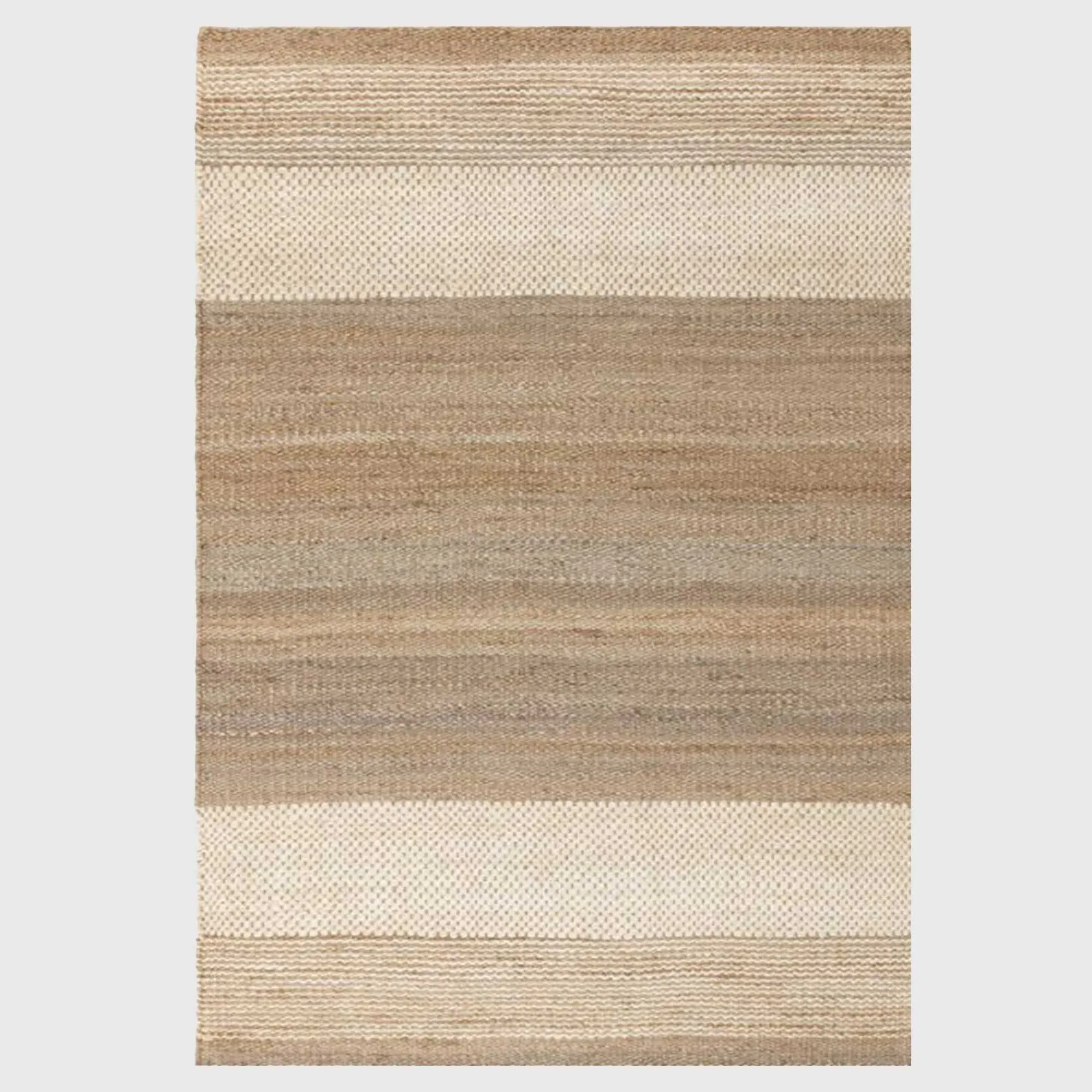 Cedrus Square Rug - Ivory, Jute