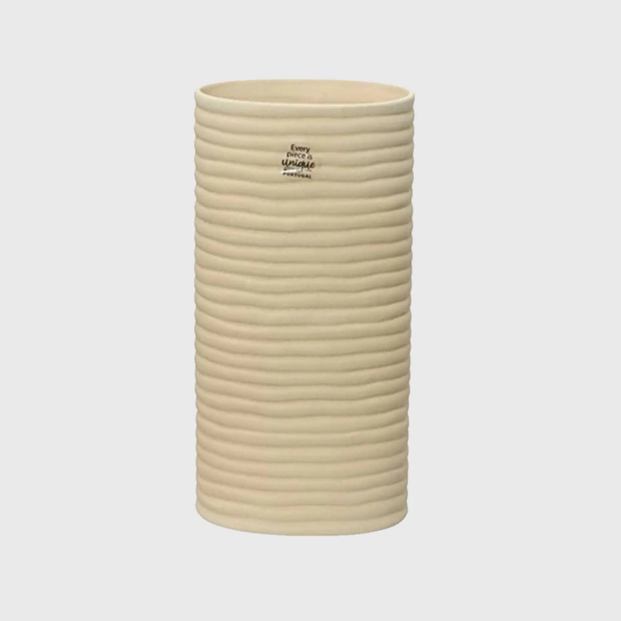 Ceramic Lined Vase - Neutral, Earthenware