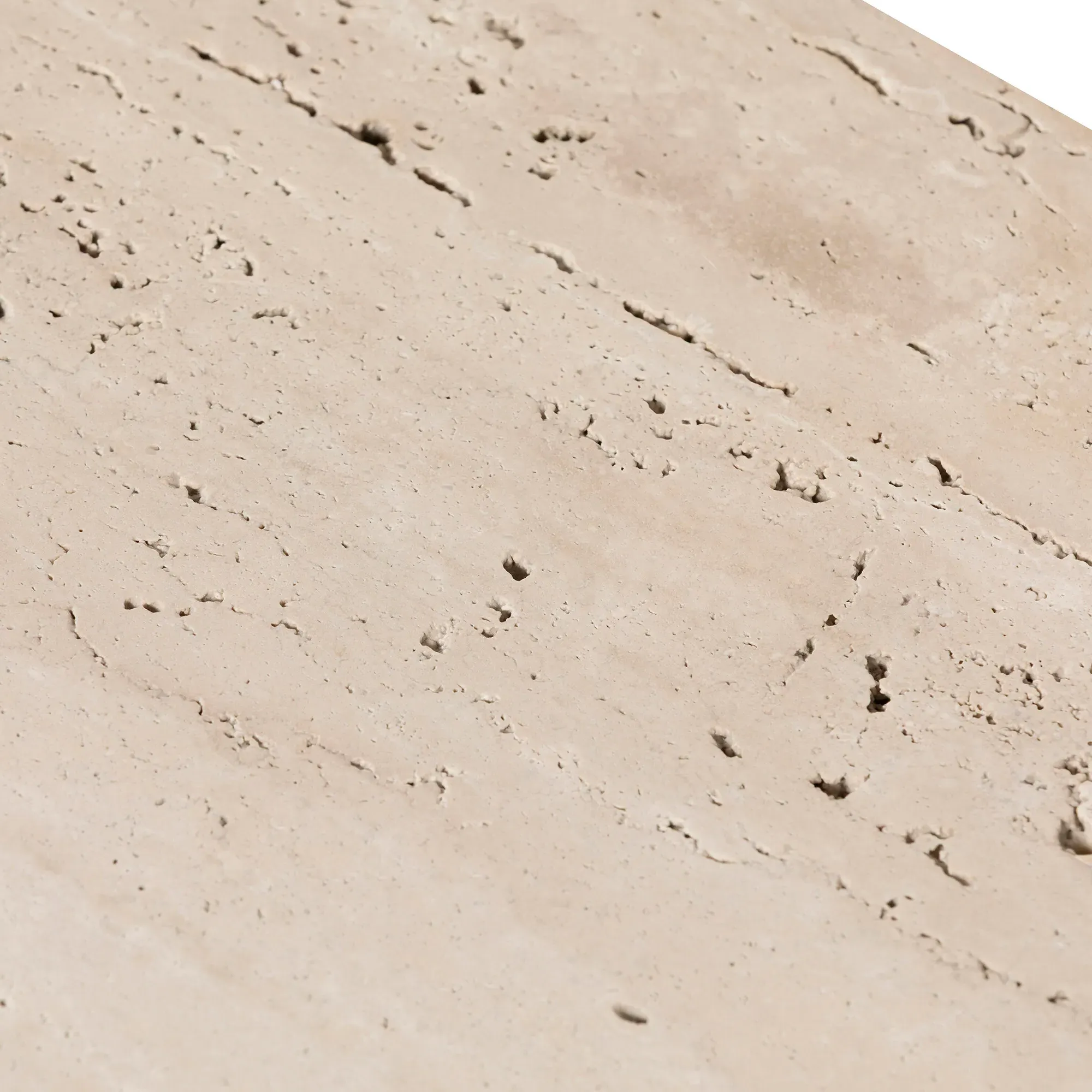 Cesar Square Coffee Table - White, Stone Effect