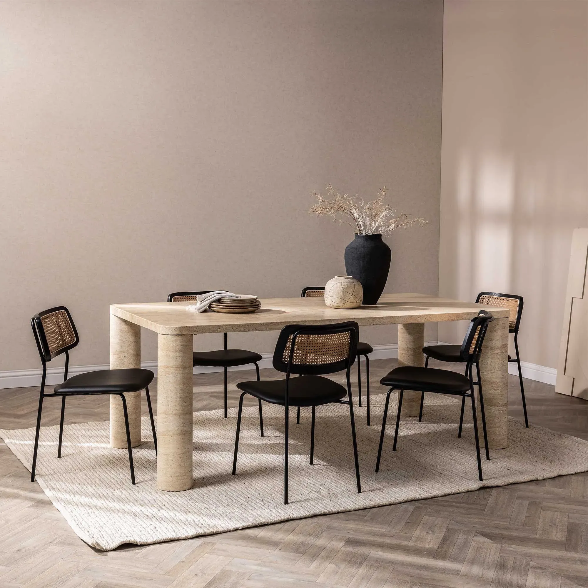 Ceylon Rattan Dining Chair - Neutral