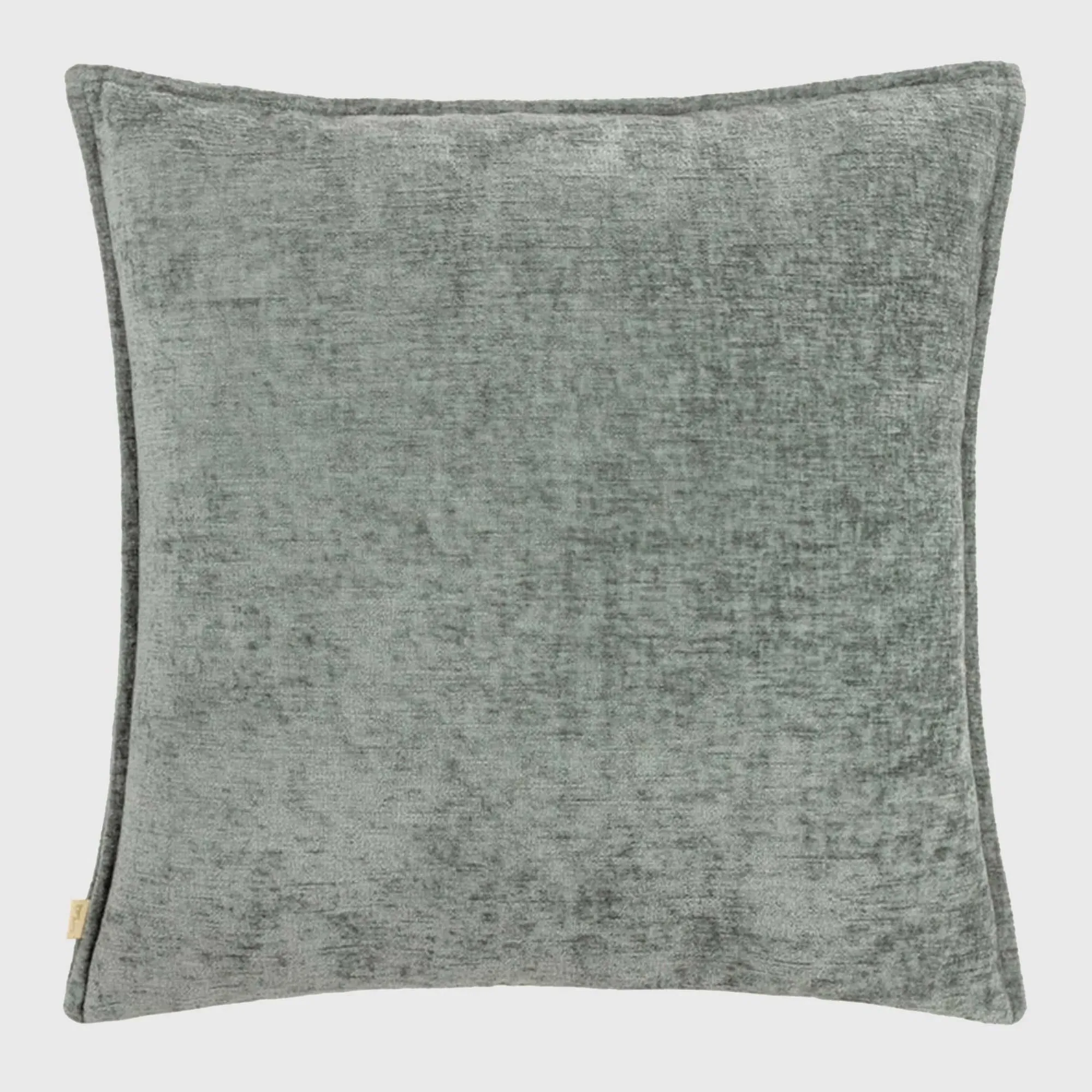 Chenille Square Cushion - Blue, Polyester image