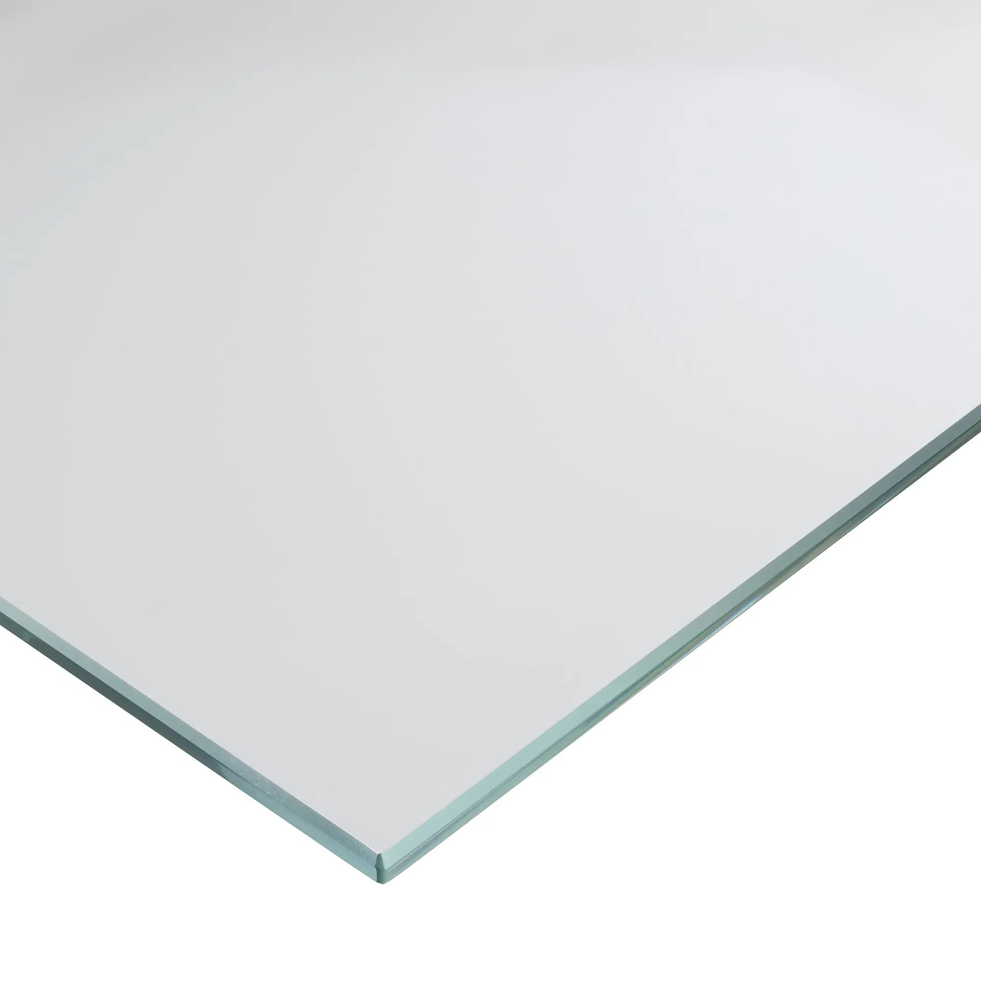 Chiaro Square Side Table - Clear Glass