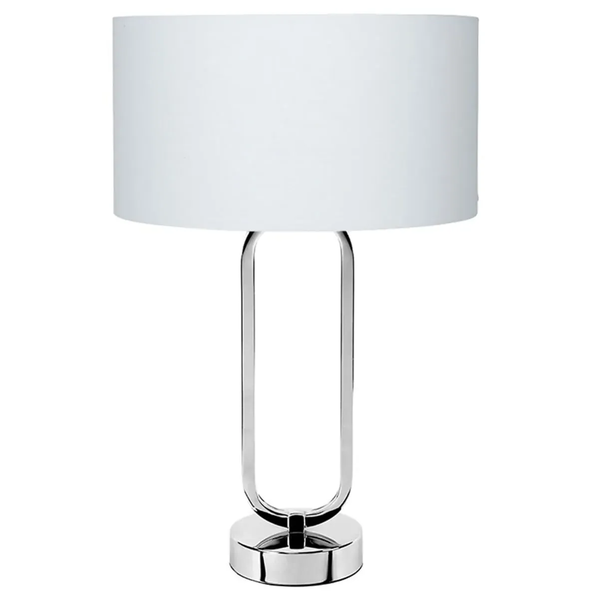 Chrome Table Lamp - Silver, Metal image