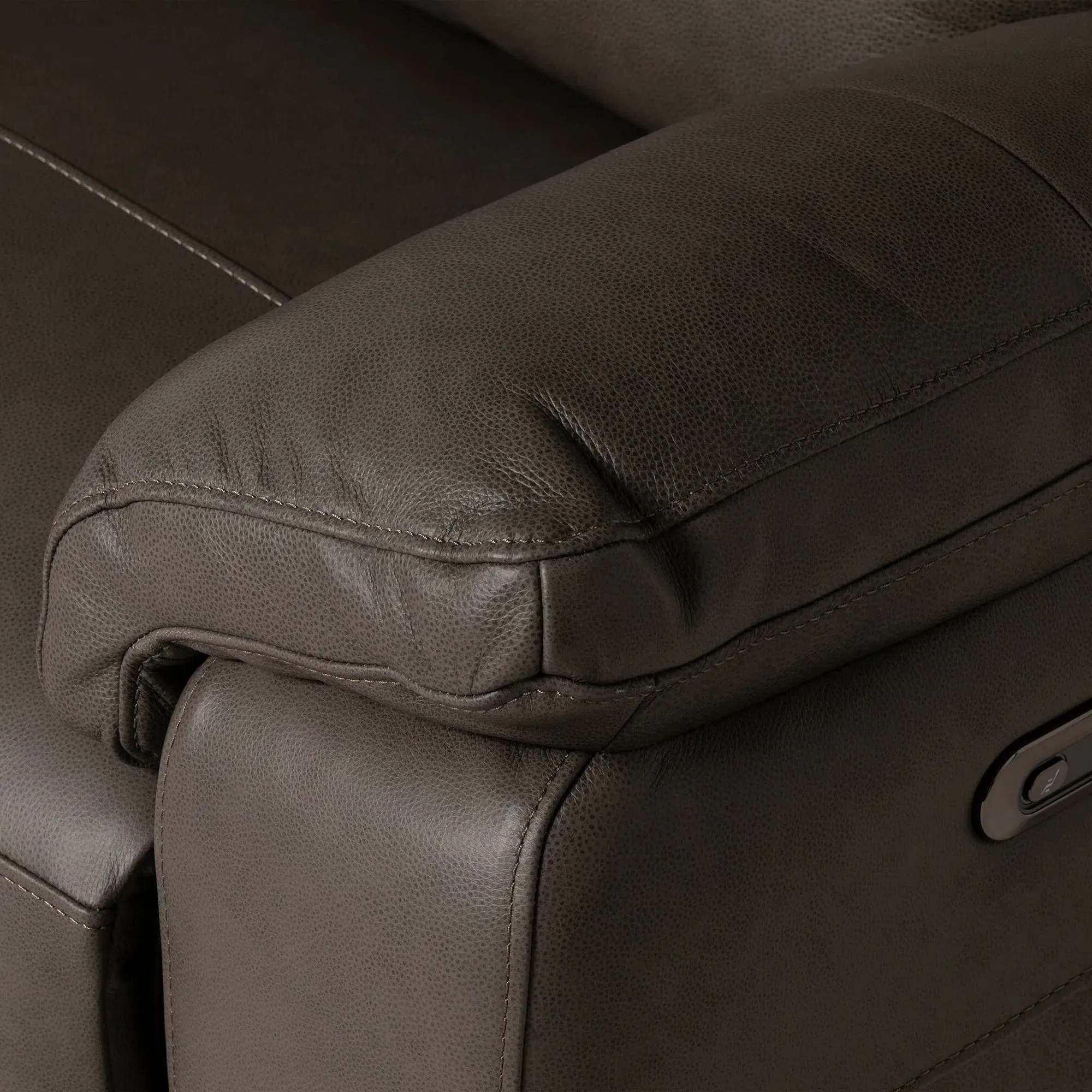 Clark 3-Seater Power Motion Recliner Sofa - Grey