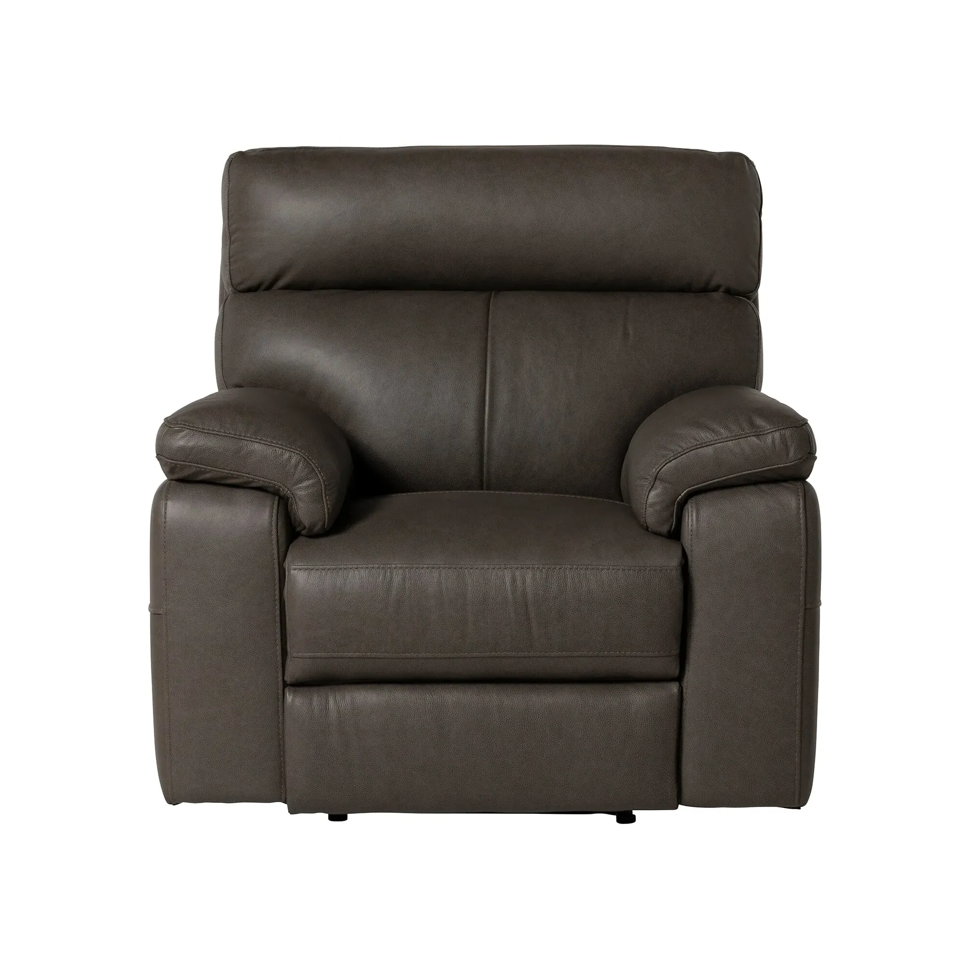 Clark Power Motion Armchair with Headrest - Grey