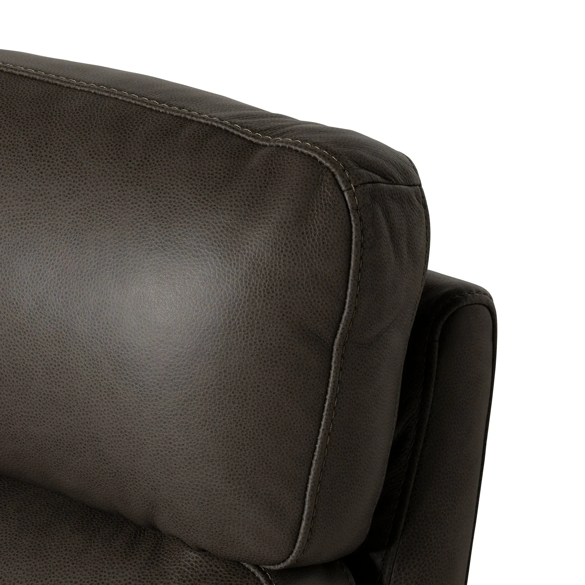 Clark Power Motion Armchair with Headrest - Grey