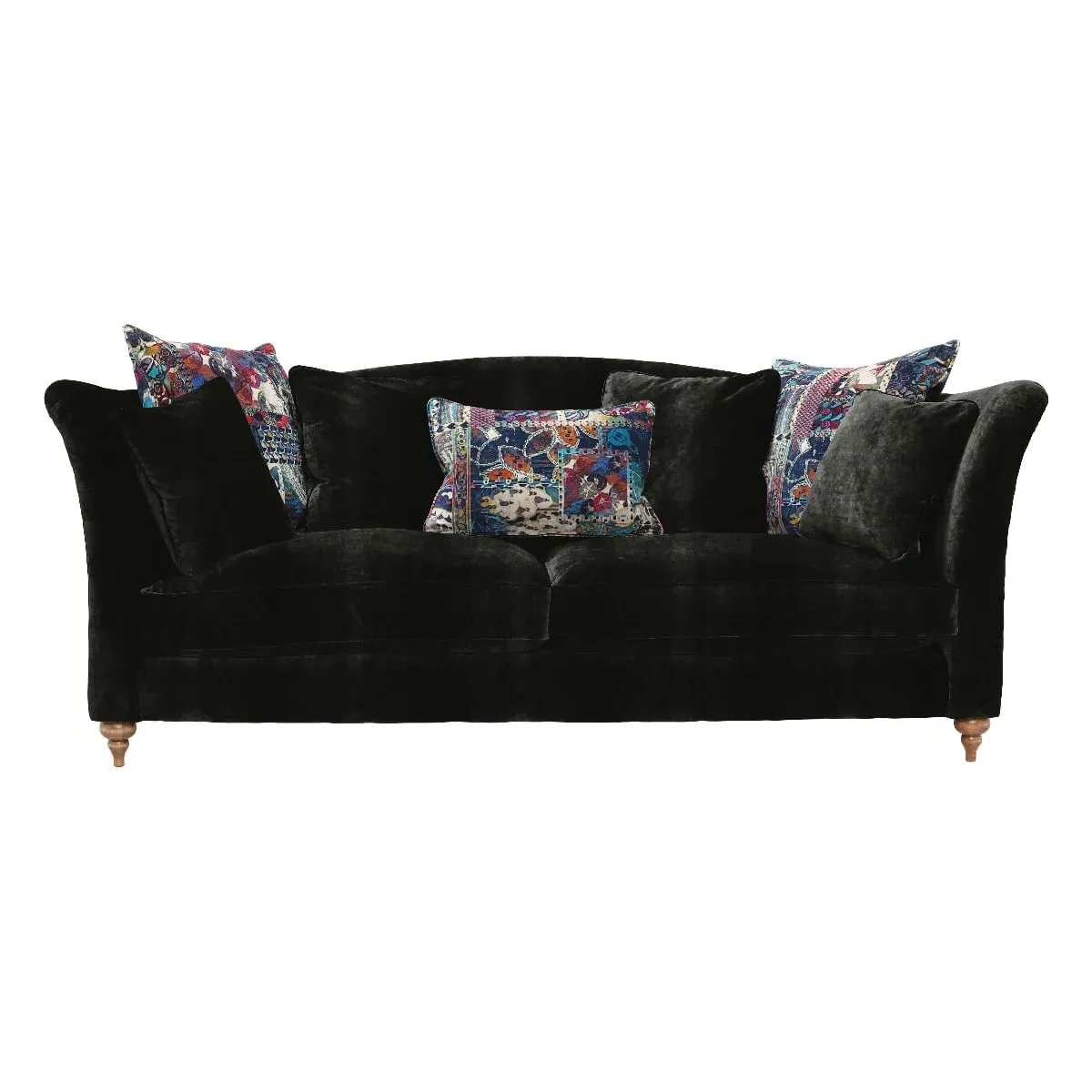 Claudette Grand Sofa - Green, Fabric