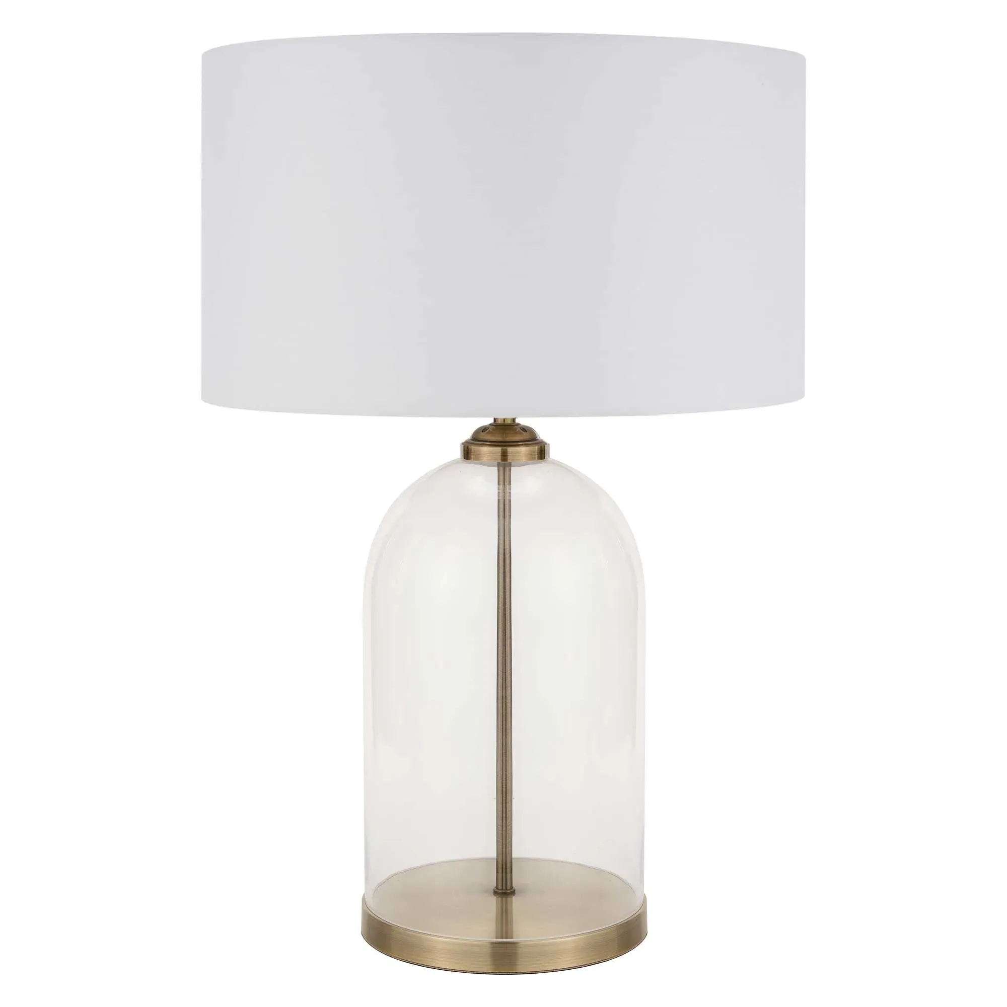 Cloche Glass Table Lamp - Gold