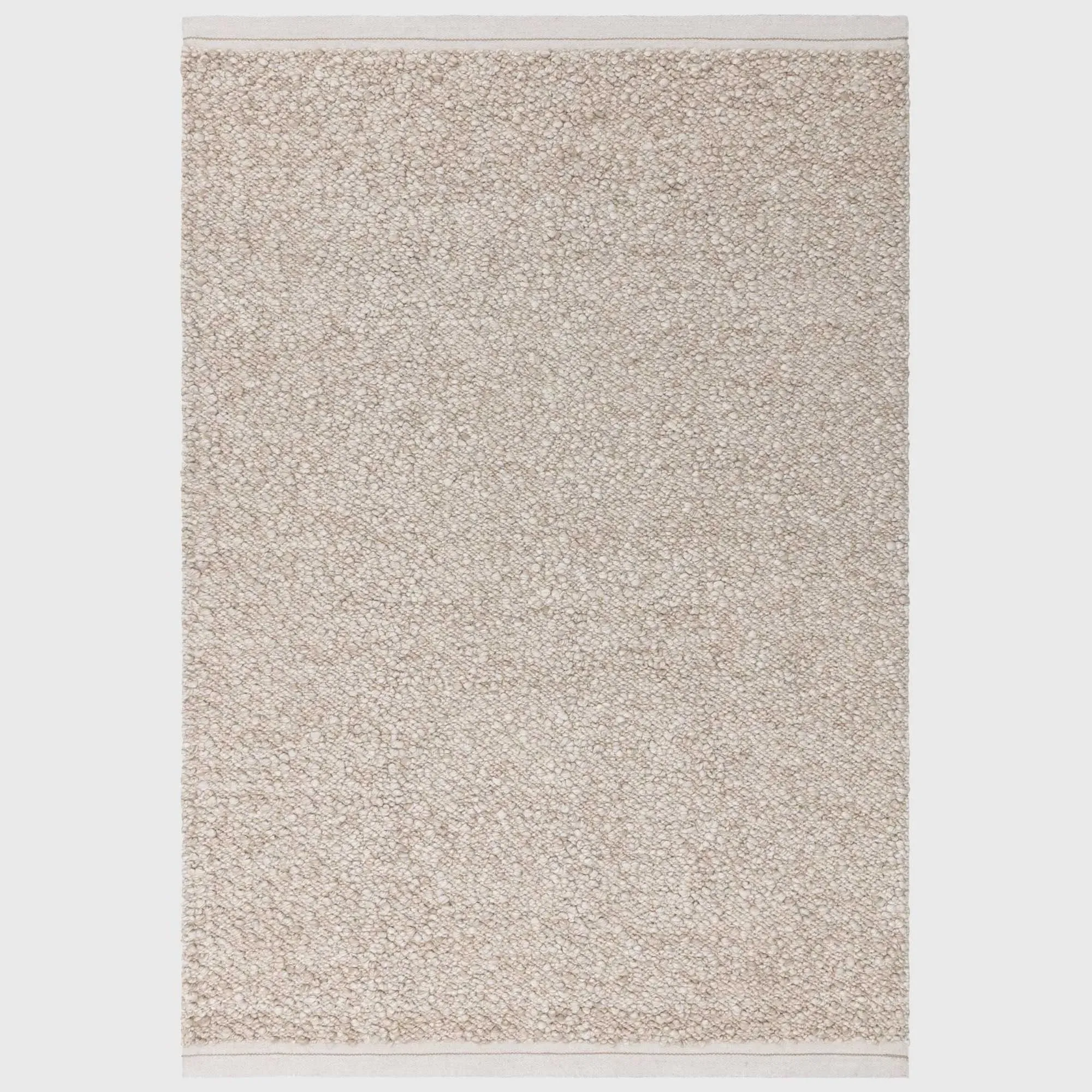 Coen Square Rug - Taupe, Wool Blend