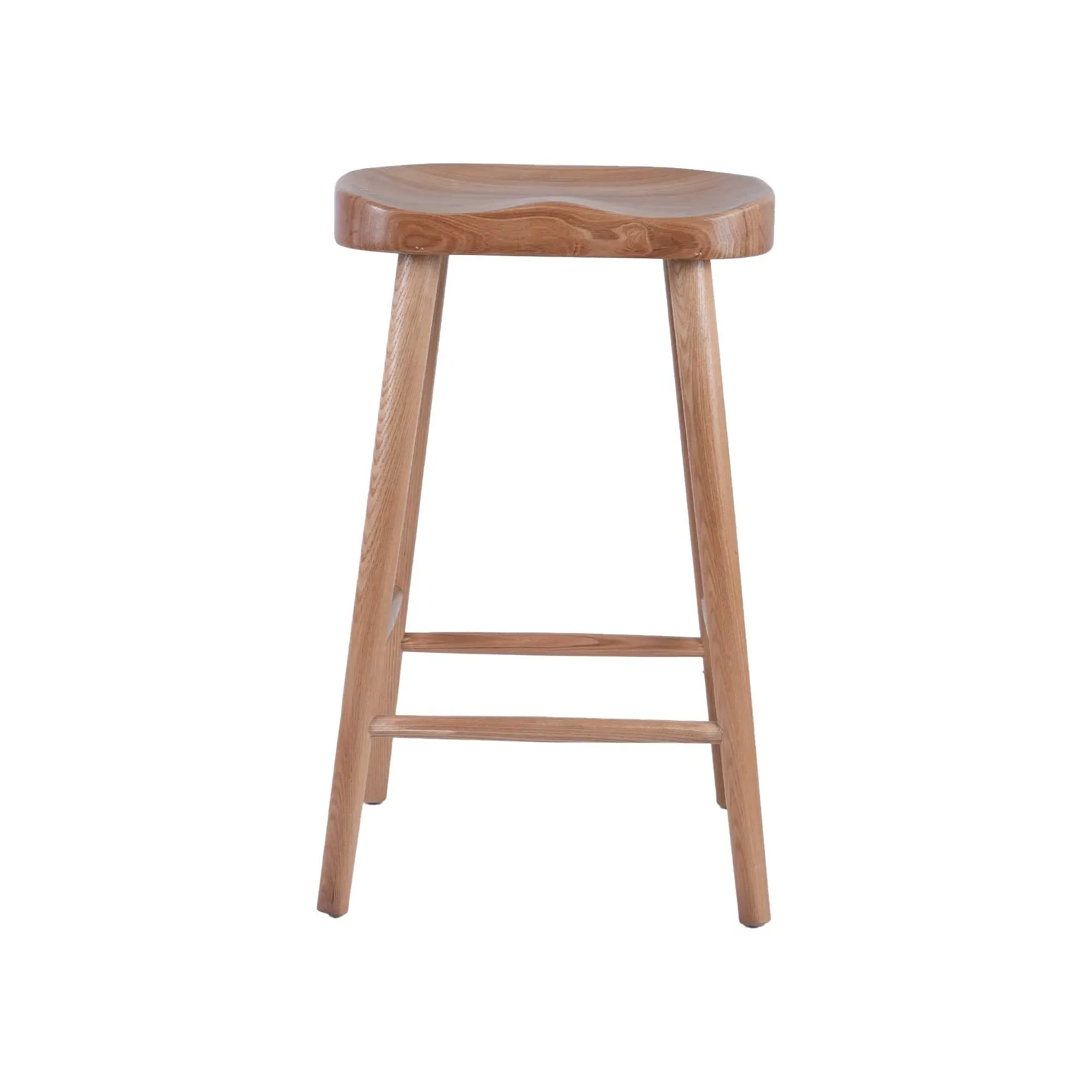 Colmar Stool - Brown, Ash Wood