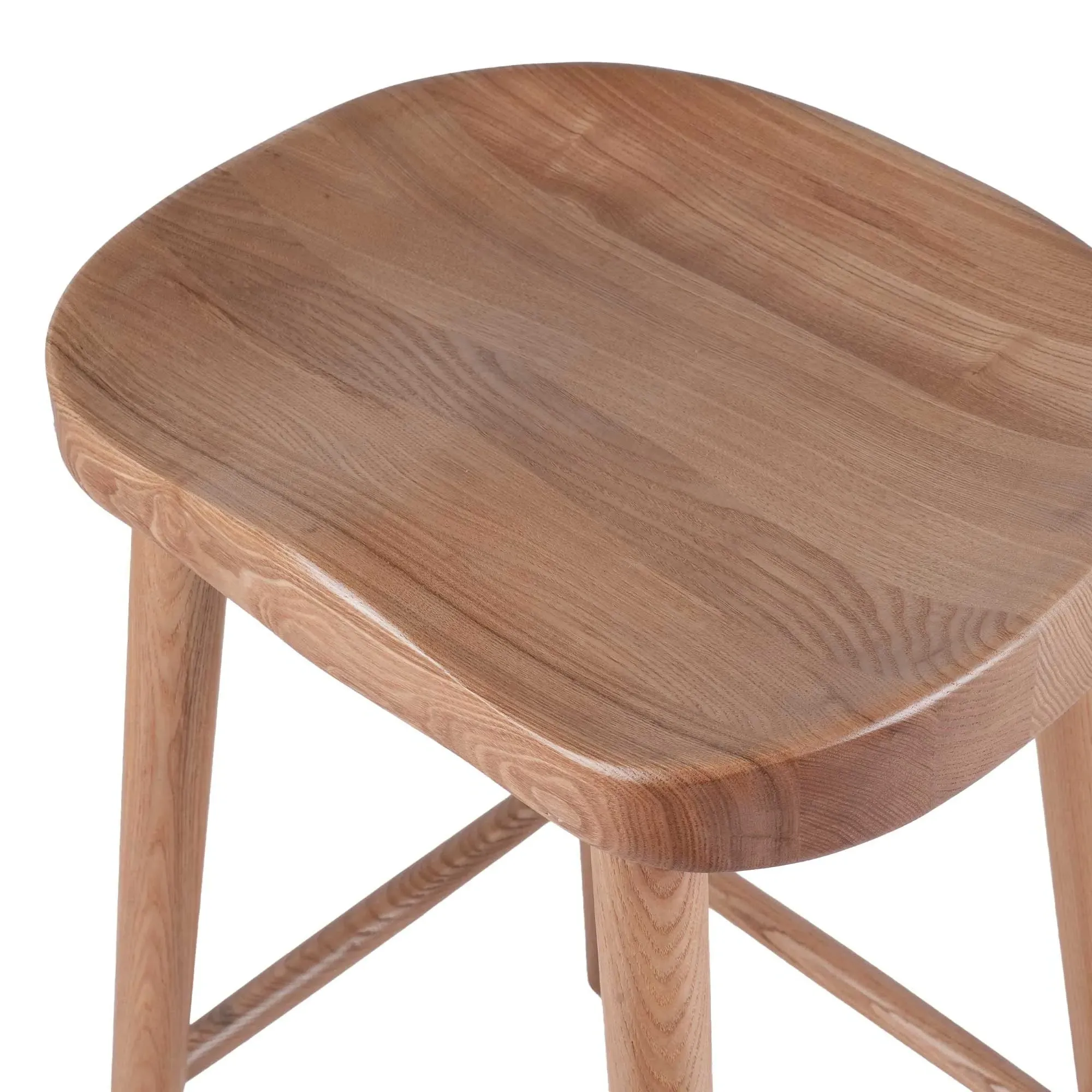 Colmar Stool - Brown, Ash Wood