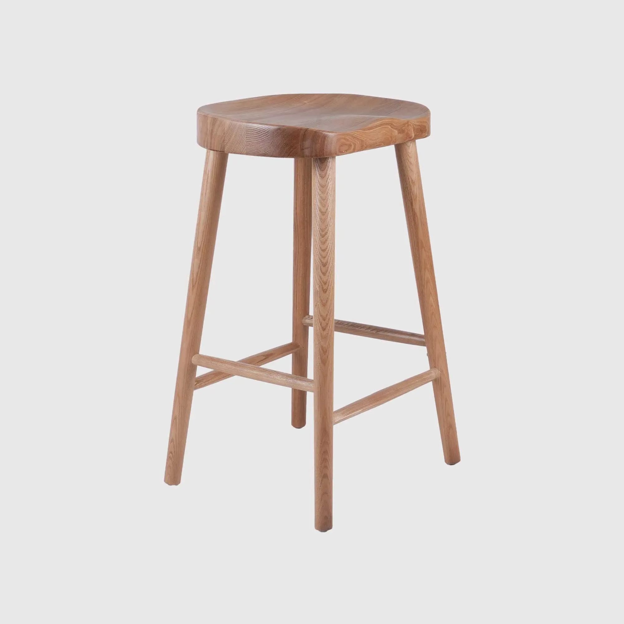 Colmar Stool - Brown, Ash Wood image