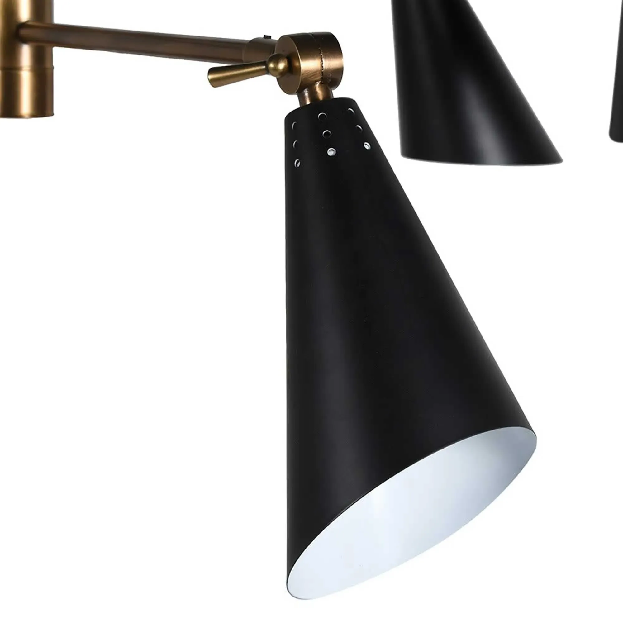 Cone Shade Pendant Light - Black, Metal