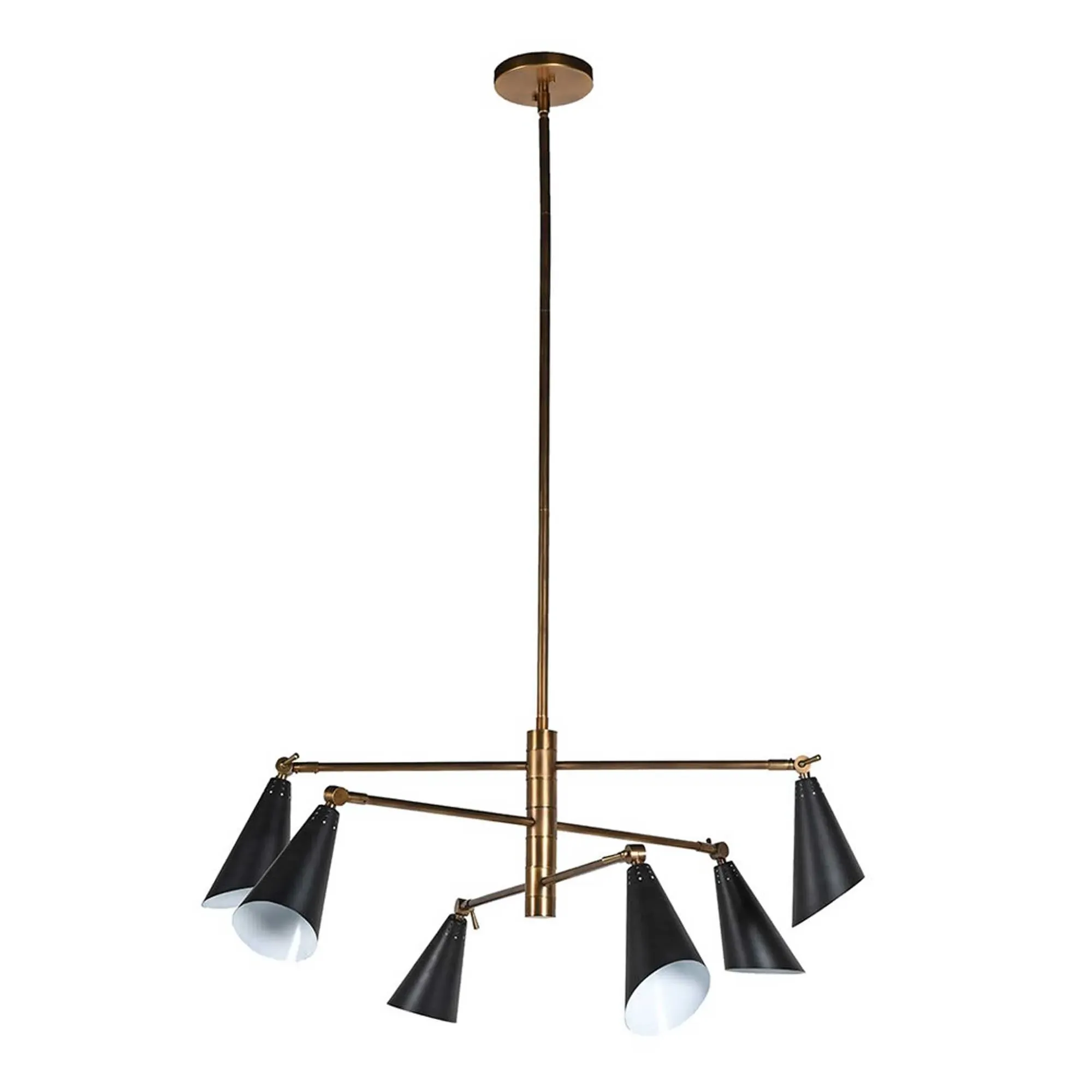 Cone Shade Pendant Light - Black, Metal image