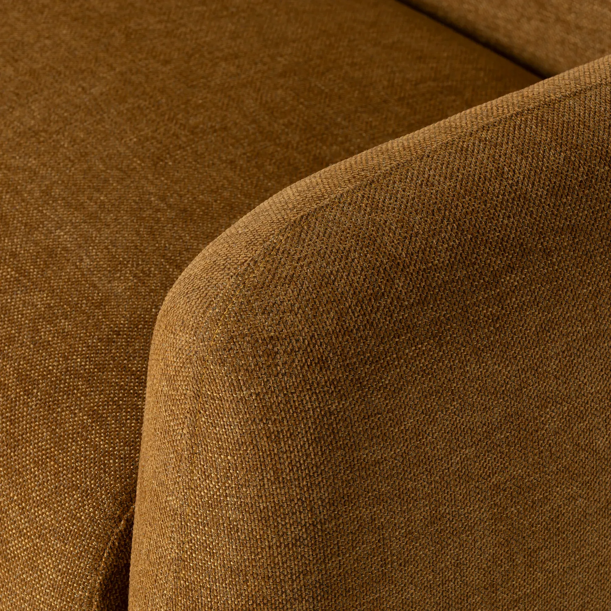 Connie 3-Seater Sofa - Yellow, Fabric