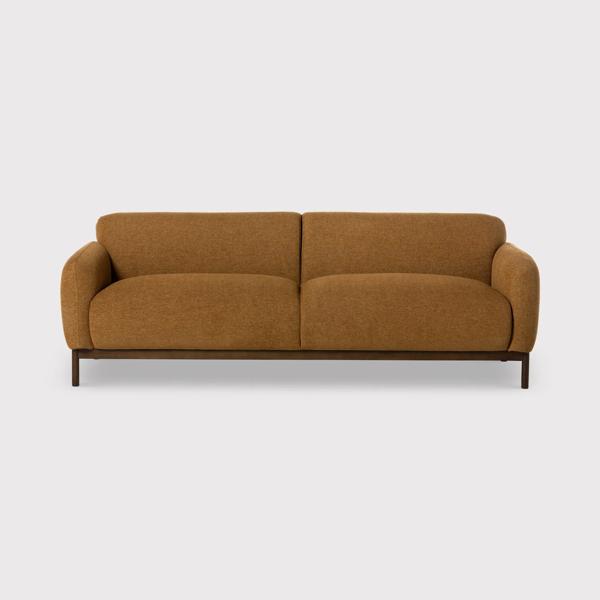 Connie 3-Seater Sofa - Yellow, Fabric image