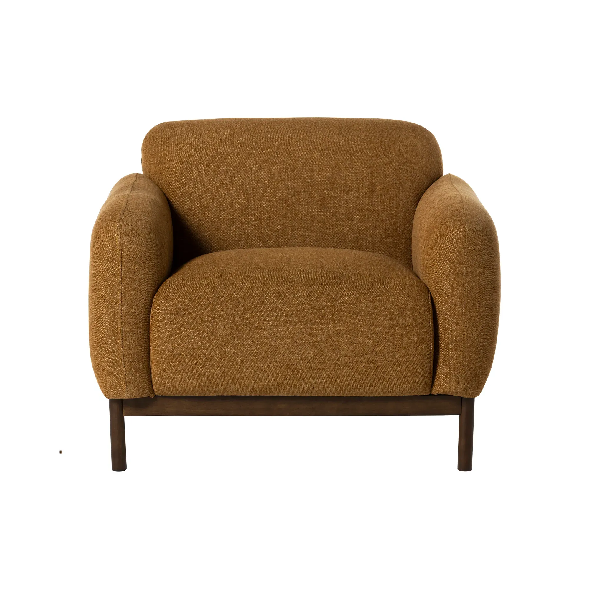 Connie Armchair - Yellow, Eucalyptus Wood