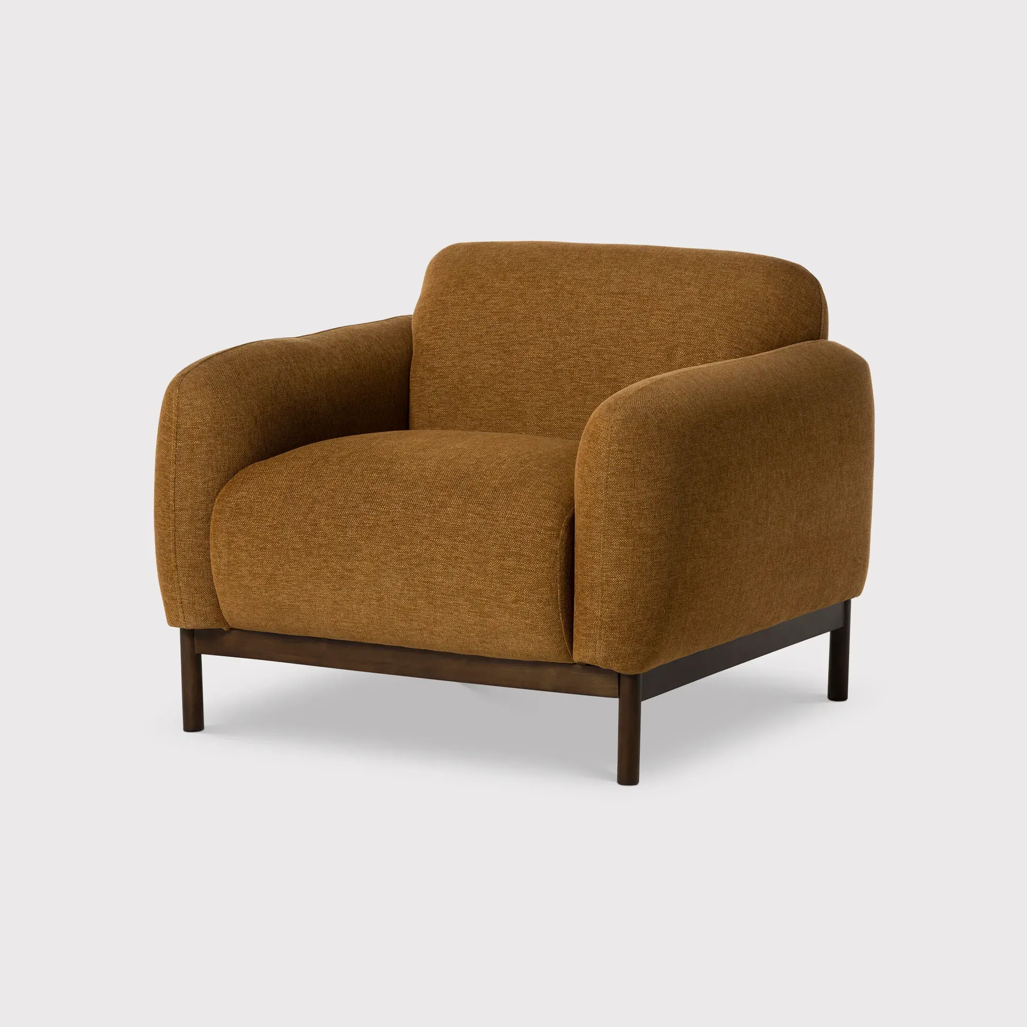 Connie Armchair - Yellow, Eucalyptus Wood image