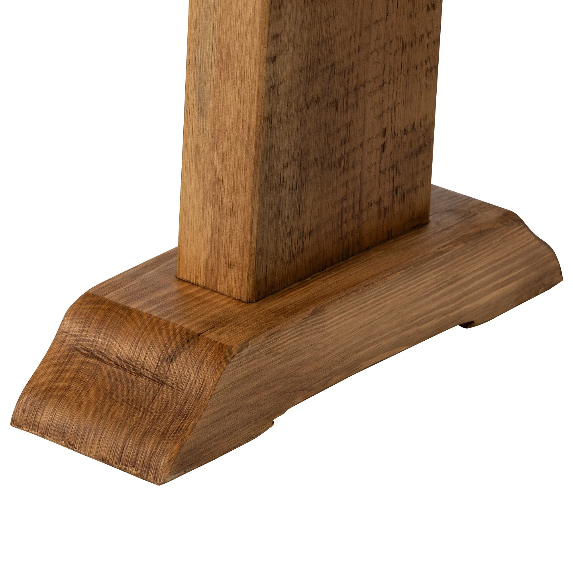 Covington 220cm Bench - Brown, Polished Timber