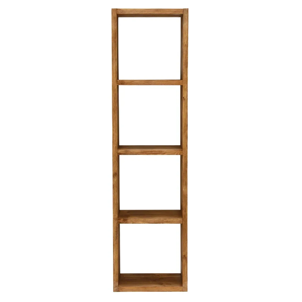 Covington 4-Section Storage Cube - Brown, Reclaimed Wood