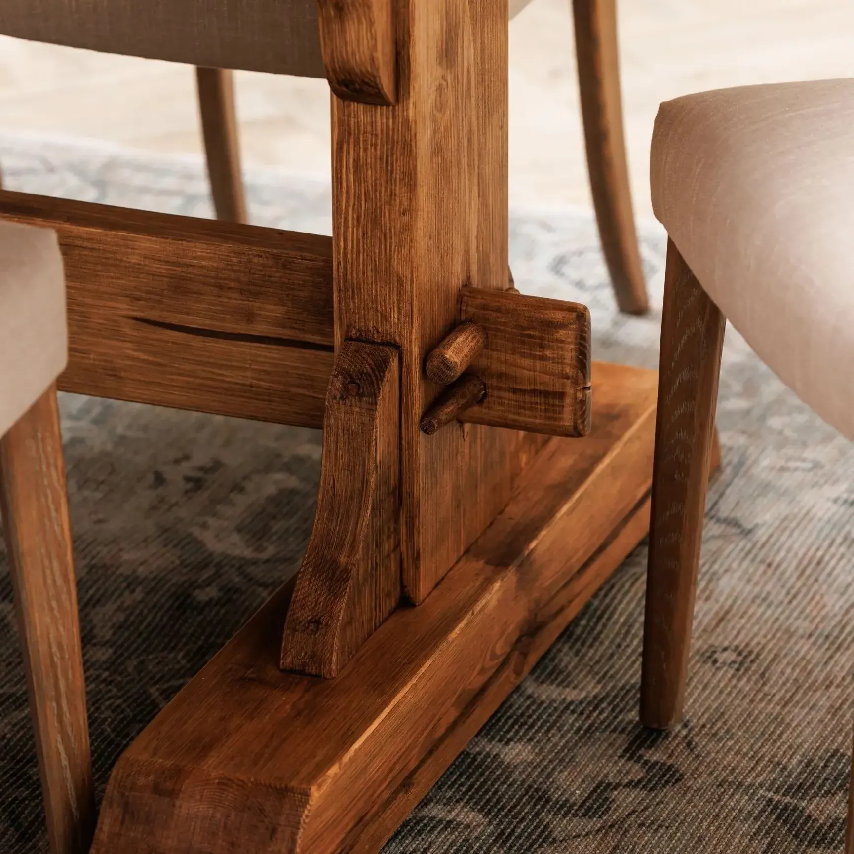 Covington Dining Table - Brown, Timber Wood