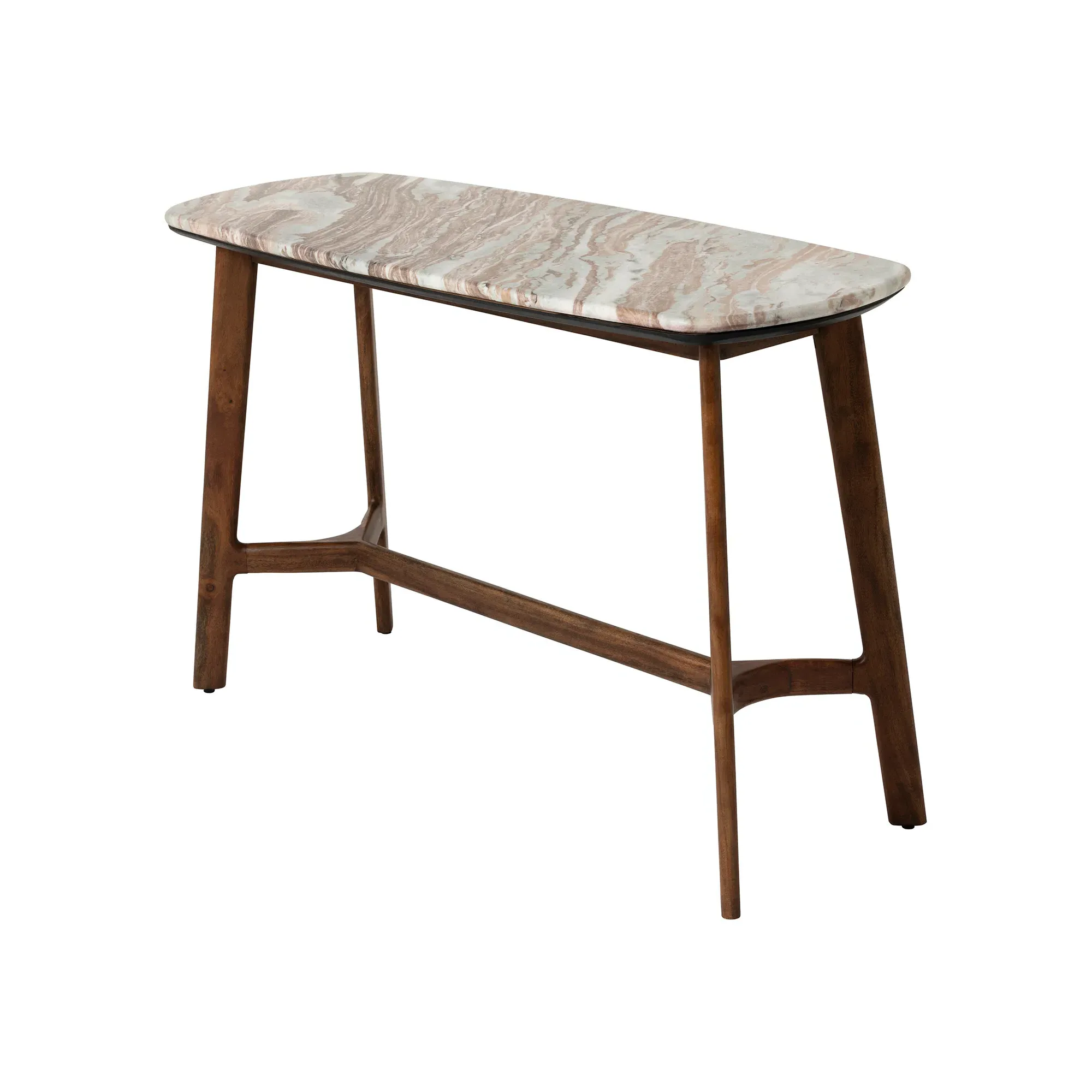 Cresta Console Table - Brown, Acacia Wood