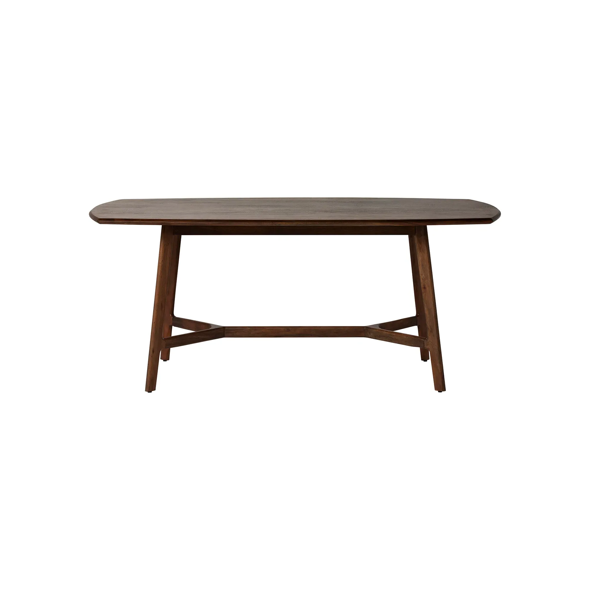 Cresta Dining Table - Brown, Wood