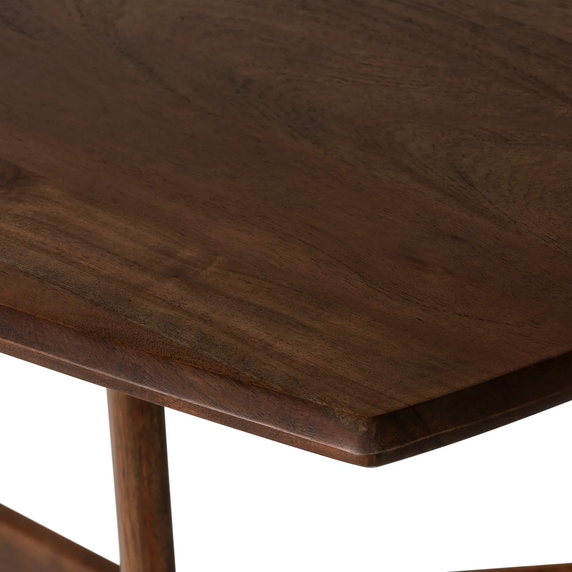 Cresta Dining Table - Brown, Wood