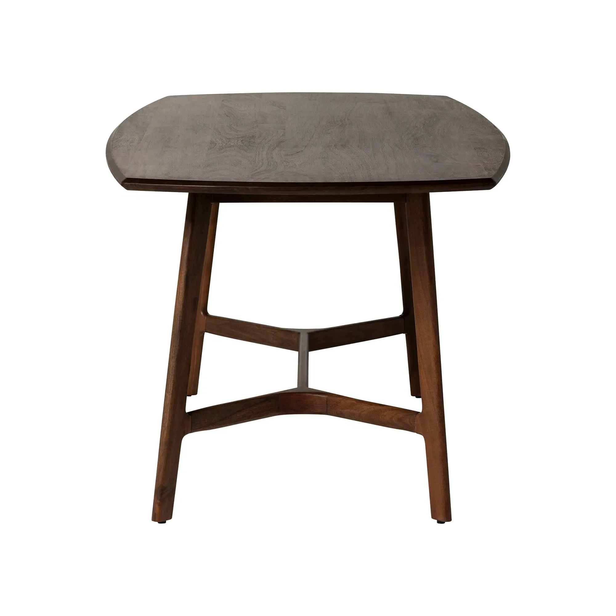 Cresta Dining Table - Brown, Wood